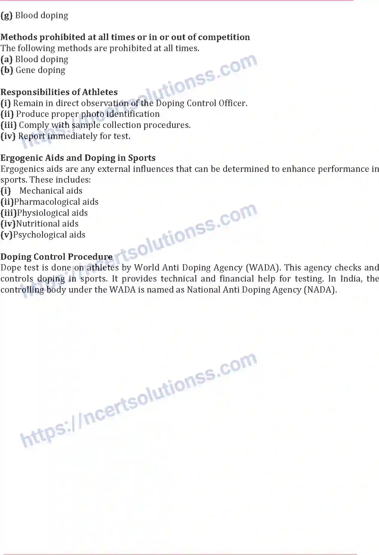 NCERT-Notes-Class-11-Physical-Education-Doping-413-page-2