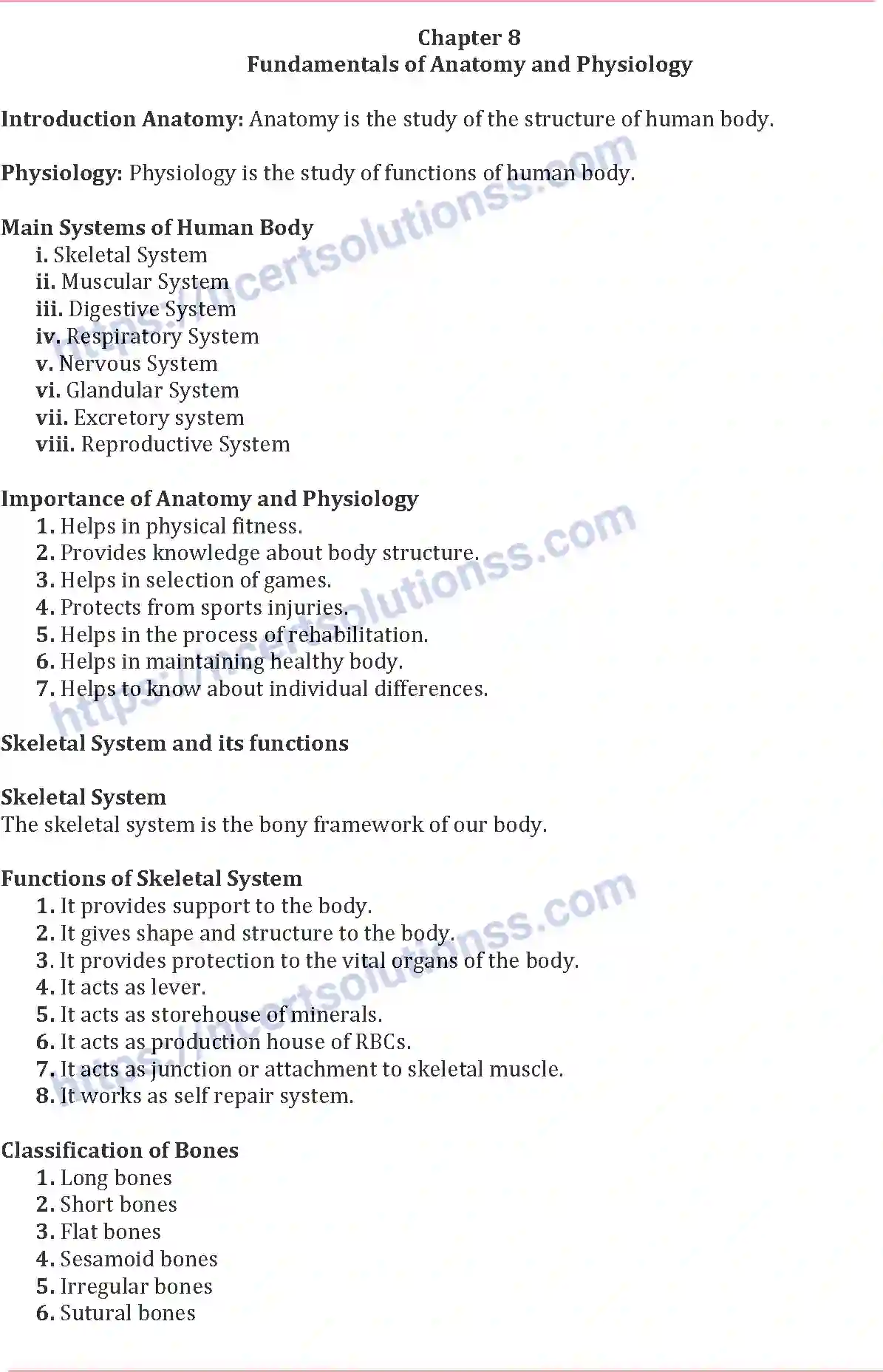 NCERT-Notes-Class-11-Physical-Education-Fundamentals-of-Anatomy-and-Physiology-416-page-1