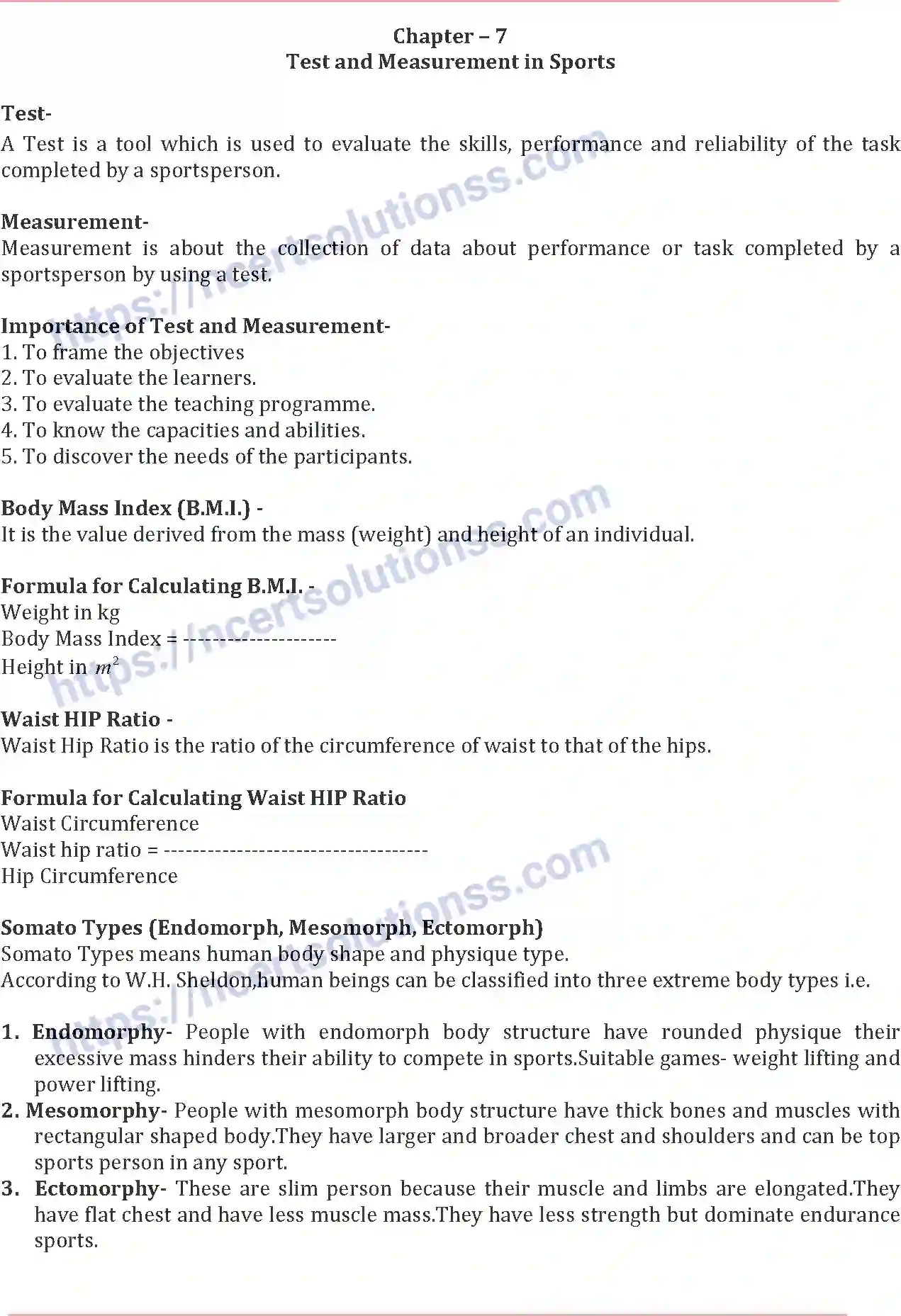 NCERT-Notes-Class-11-Physical-Education-Test-and-Measurement-in-Sports-415-page-1