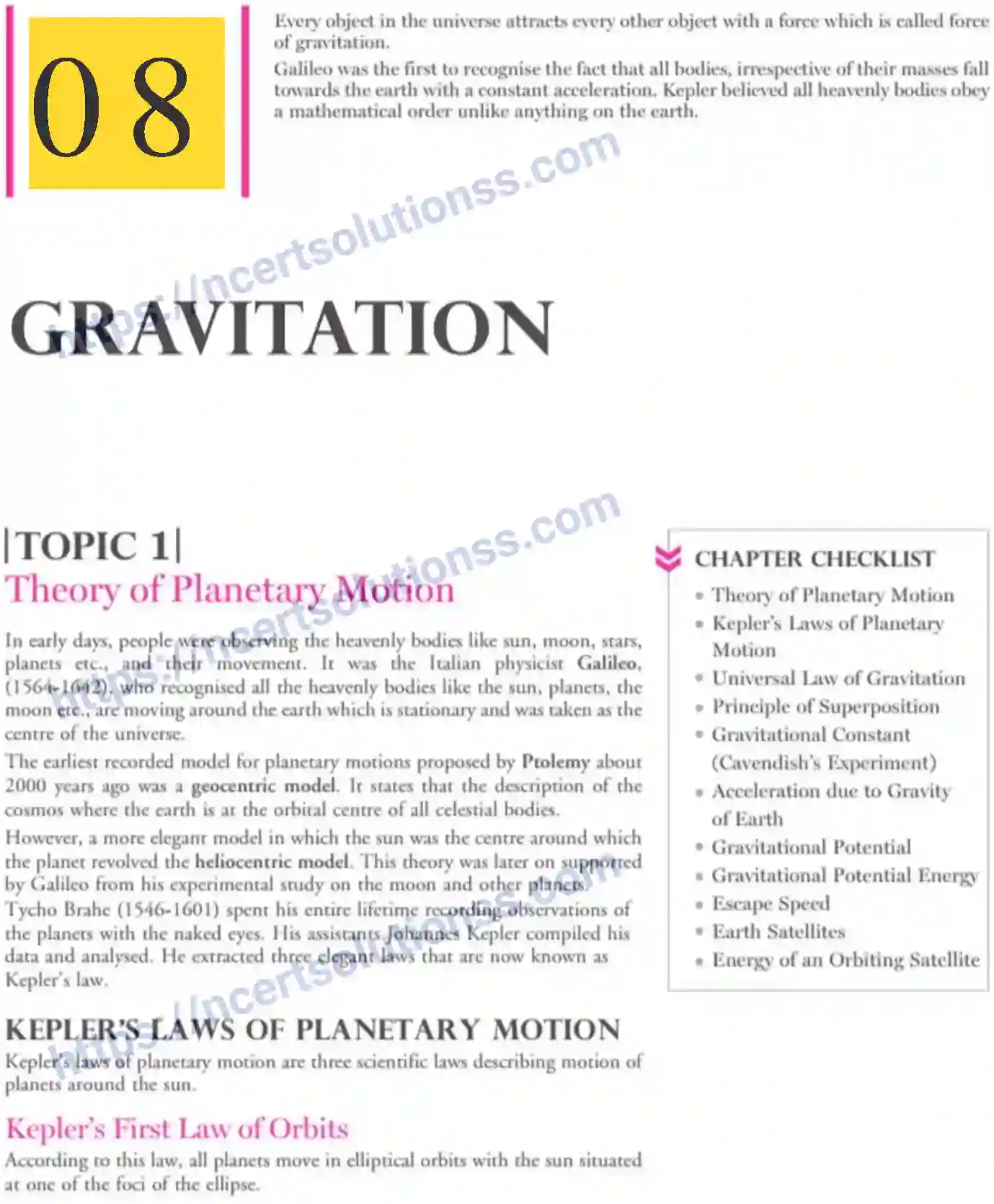 NCERT-Notes-Class-11-Physics-Gravitation-309-page-1