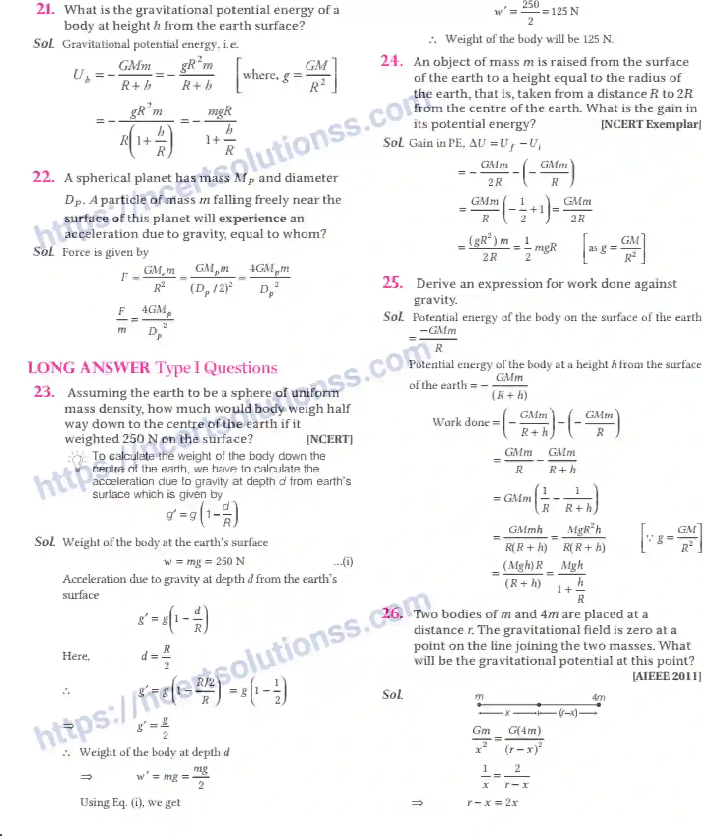NCERT-Notes-Class-11-Physics-Gravitation-309-page-22