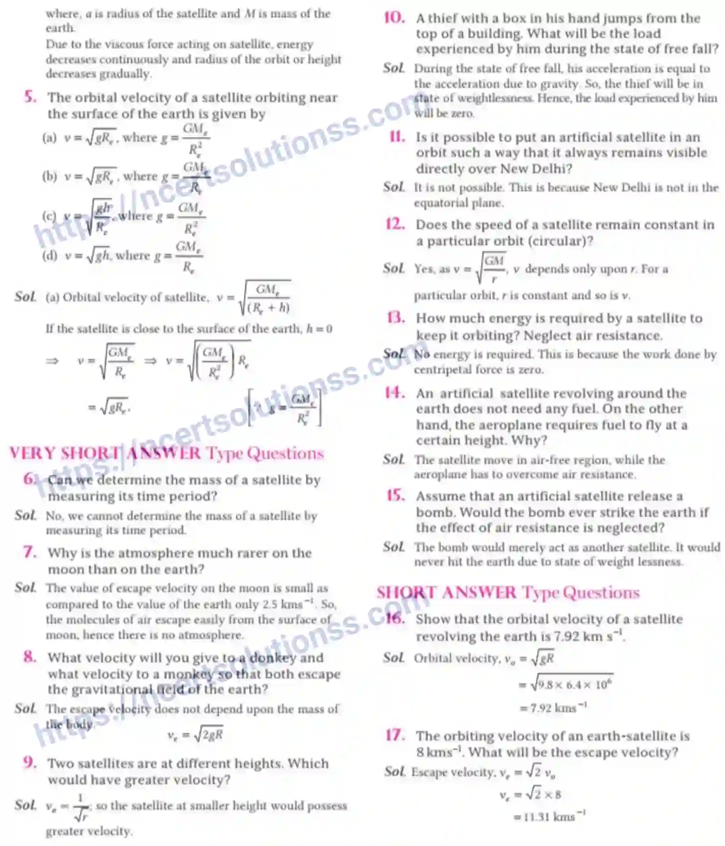 NCERT-Notes-Class-11-Physics-Gravitation-309-page-32
