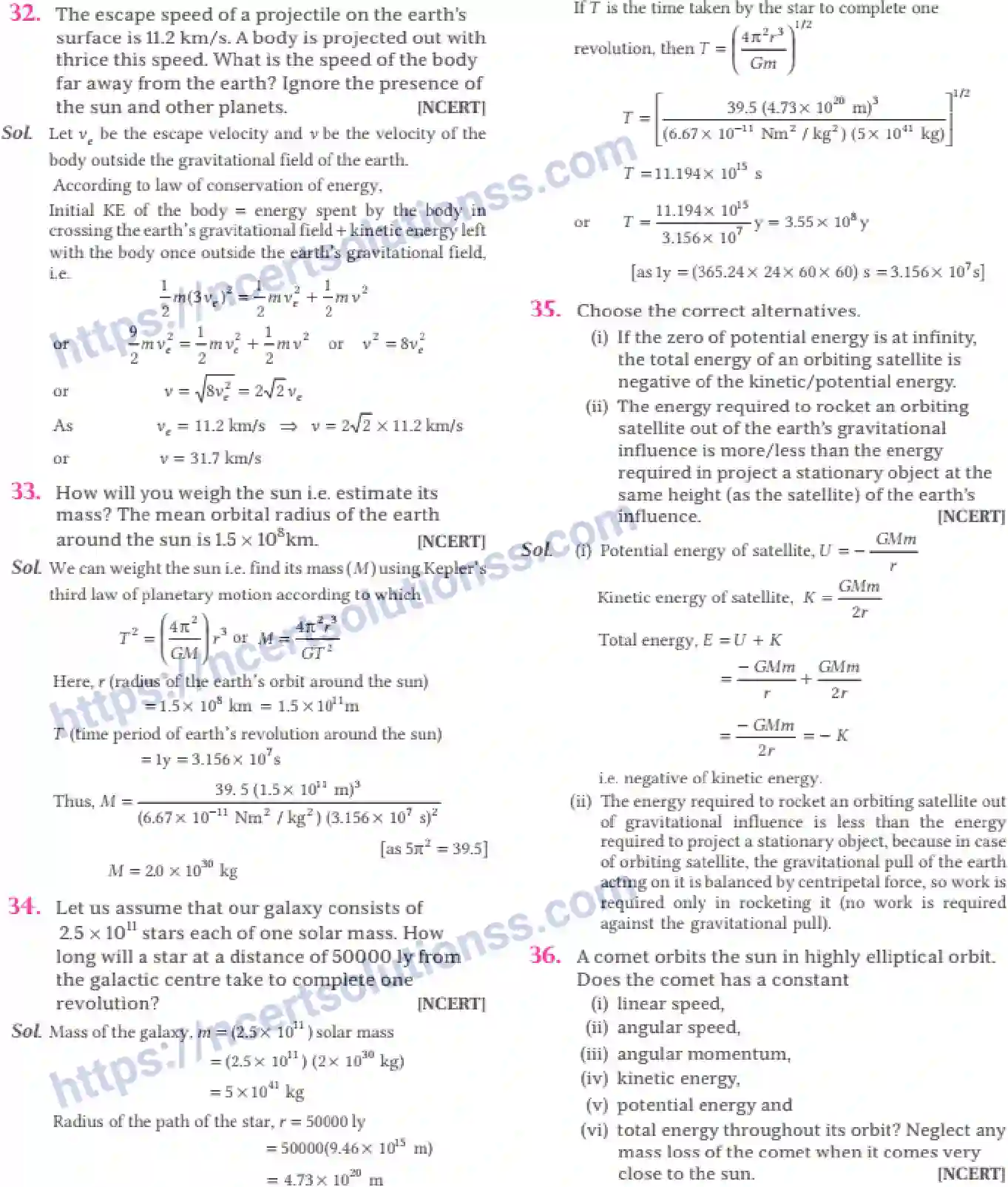 NCERT-Notes-Class-11-Physics-Gravitation-309-page-35