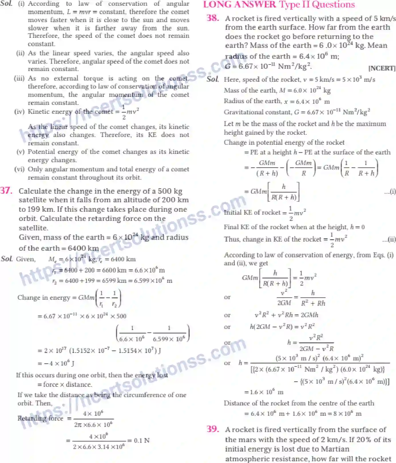 NCERT-Notes-Class-11-Physics-Gravitation-309-page-36