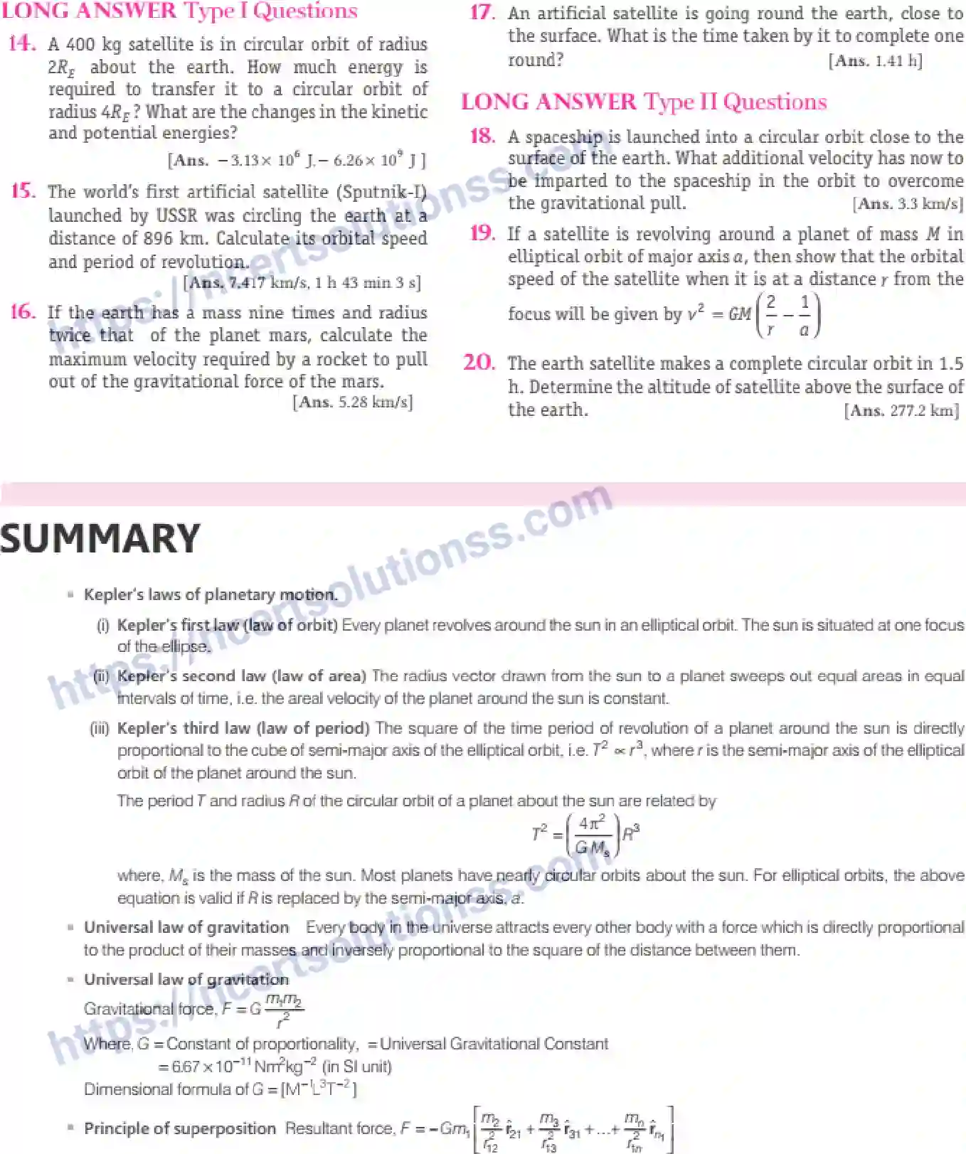 NCERT-Notes-Class-11-Physics-Gravitation-309-page-40