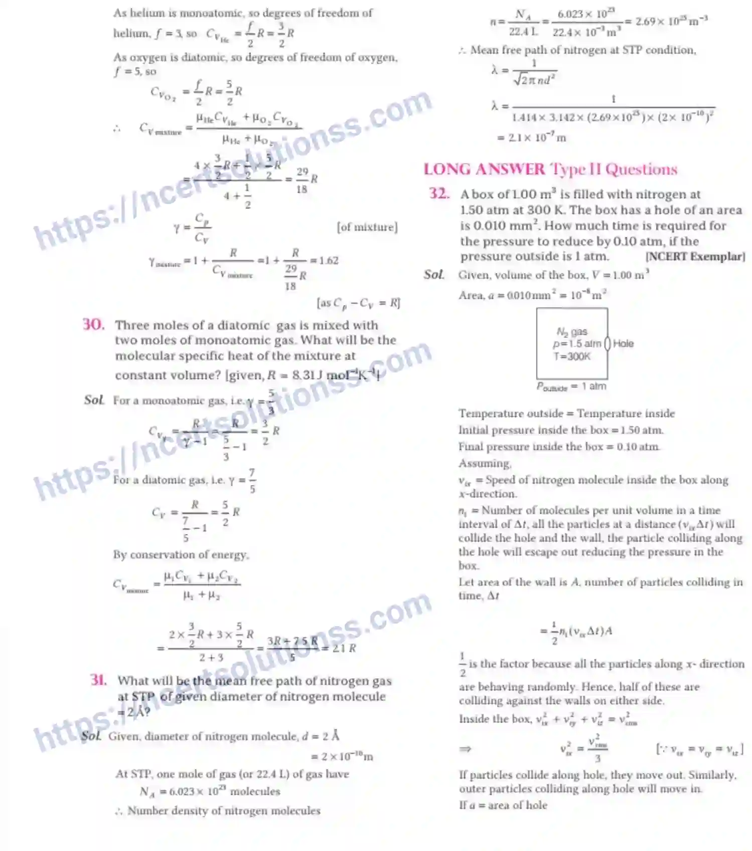 NCERT-Notes-Class-11-Physics-Kinetic-Theory-314-page-28