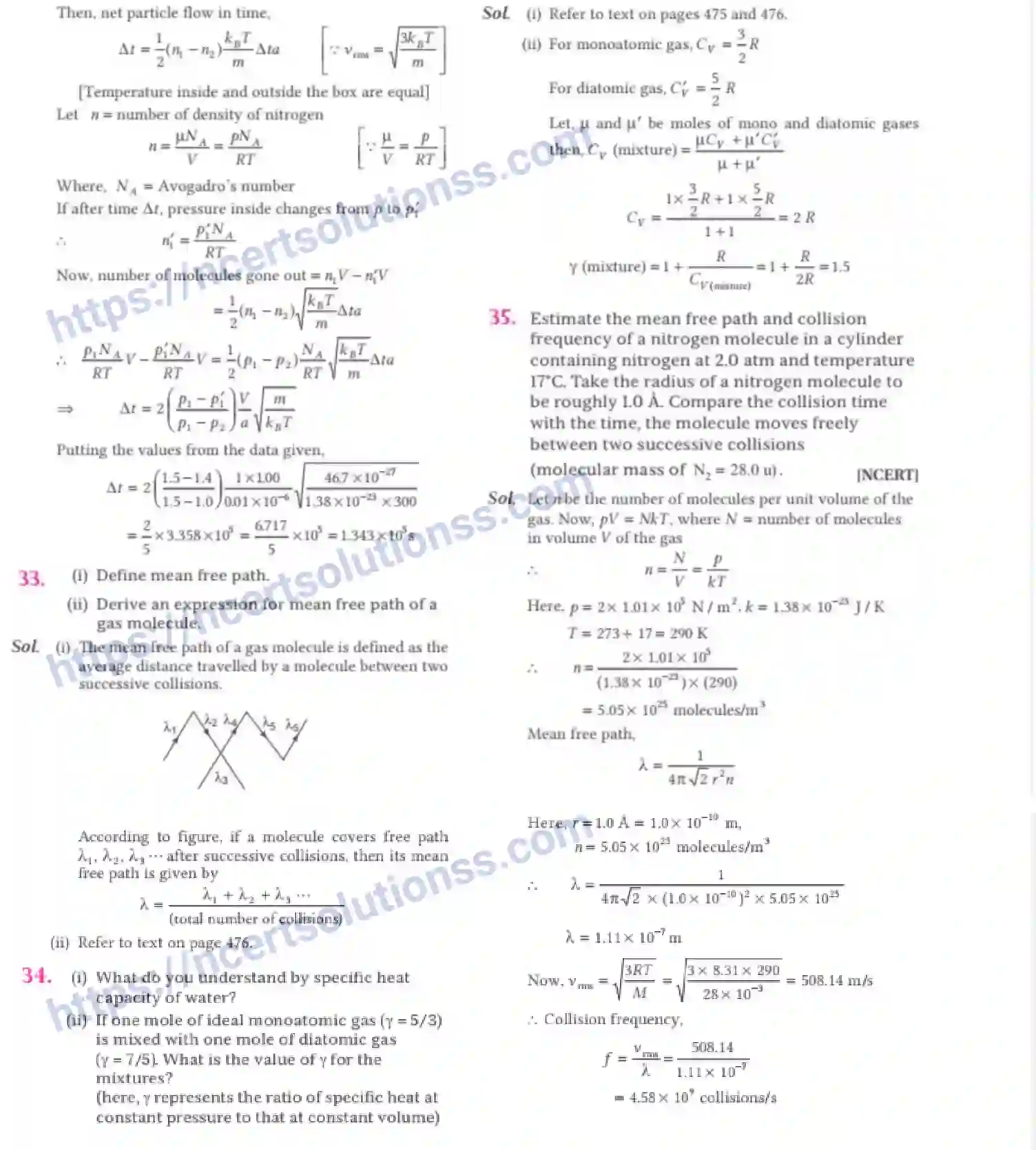 NCERT-Notes-Class-11-Physics-Kinetic-Theory-314-page-29
