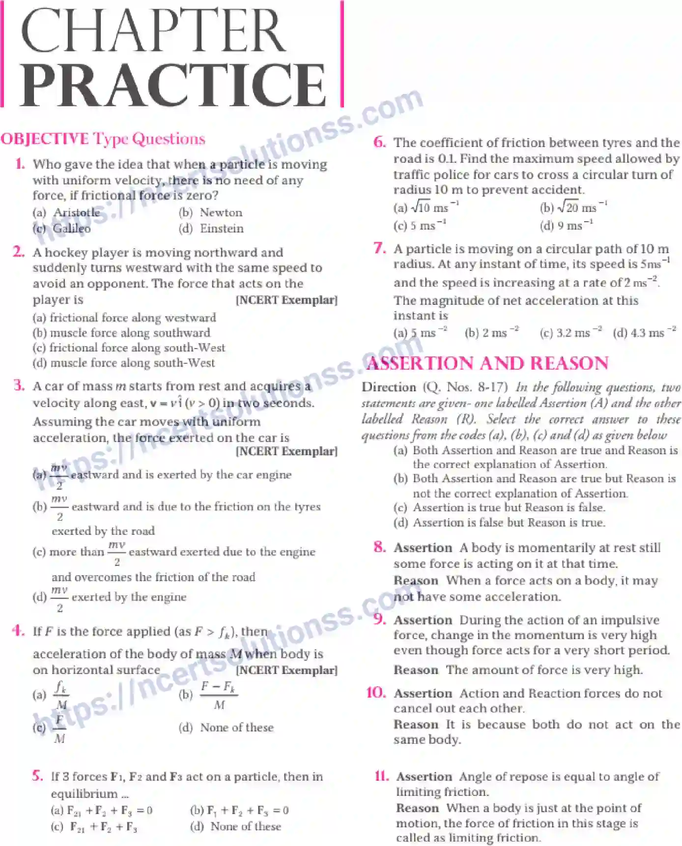 NCERT-Notes-Class-11-Physics-Laws-Of-Motion-306-page-46