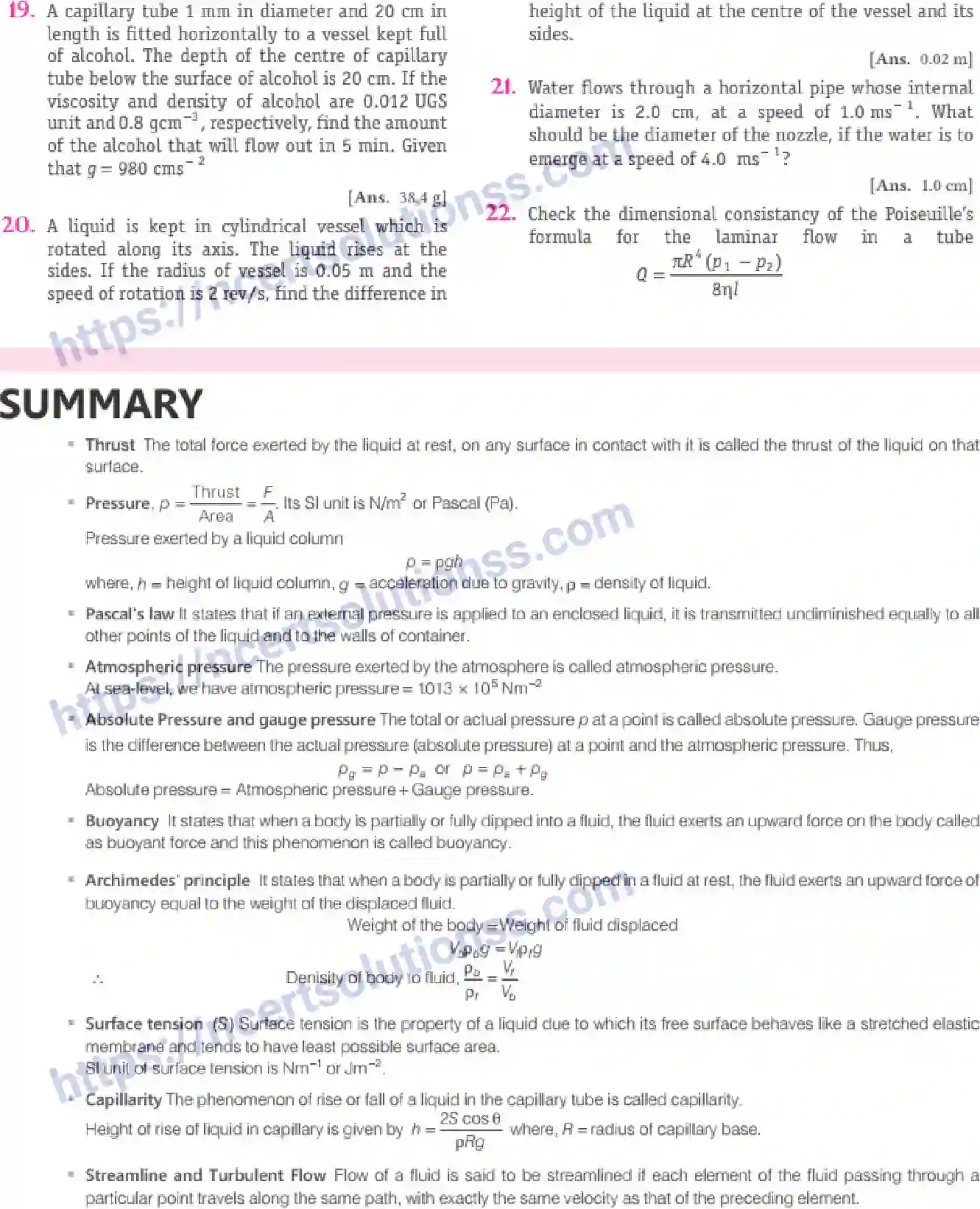 NCERT-Notes-Class-11-Physics-Mechanical-Properties-Of-Fluids-311-page-44