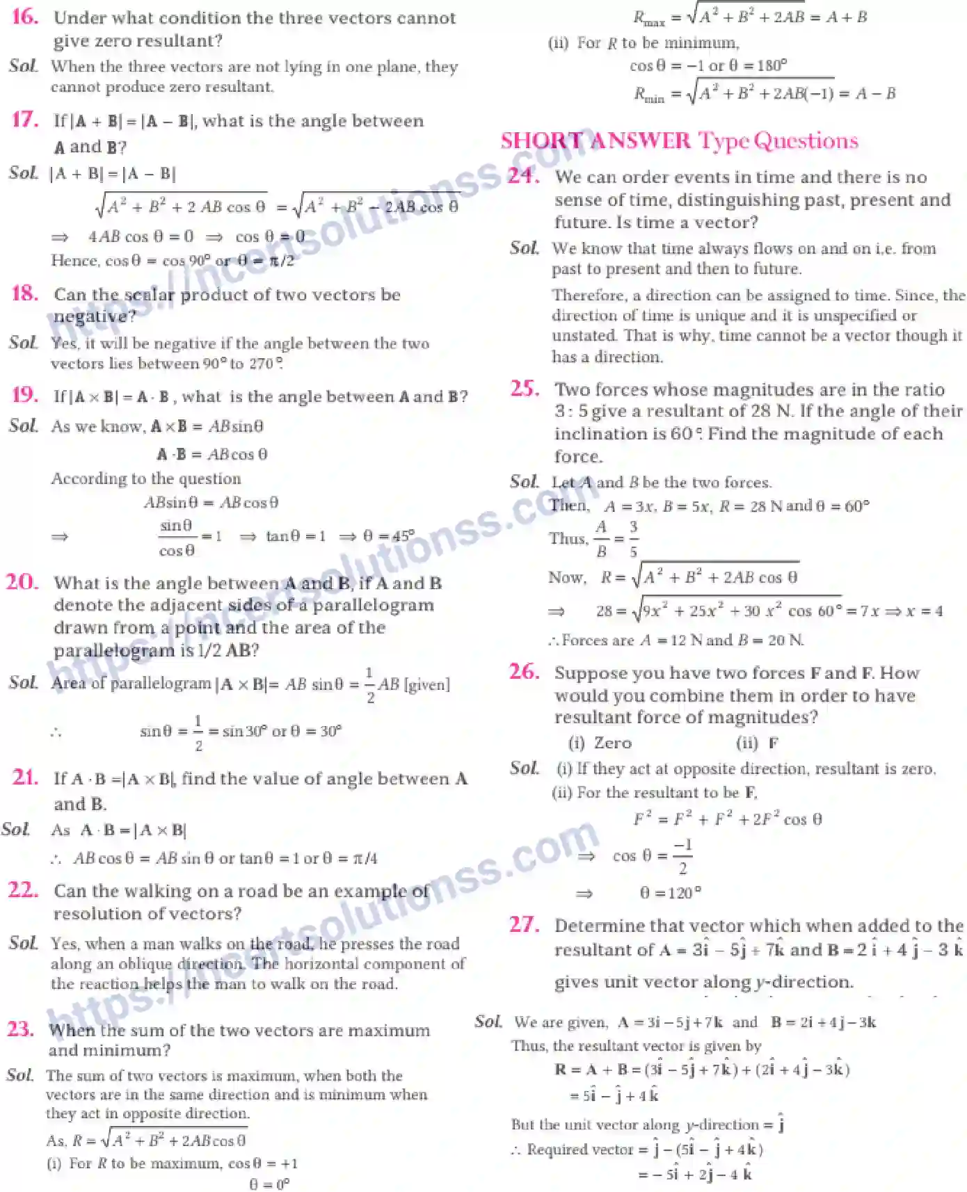 NCERT-Notes-Class-11-Physics-Motion-In-A-Plane-305-page-17
