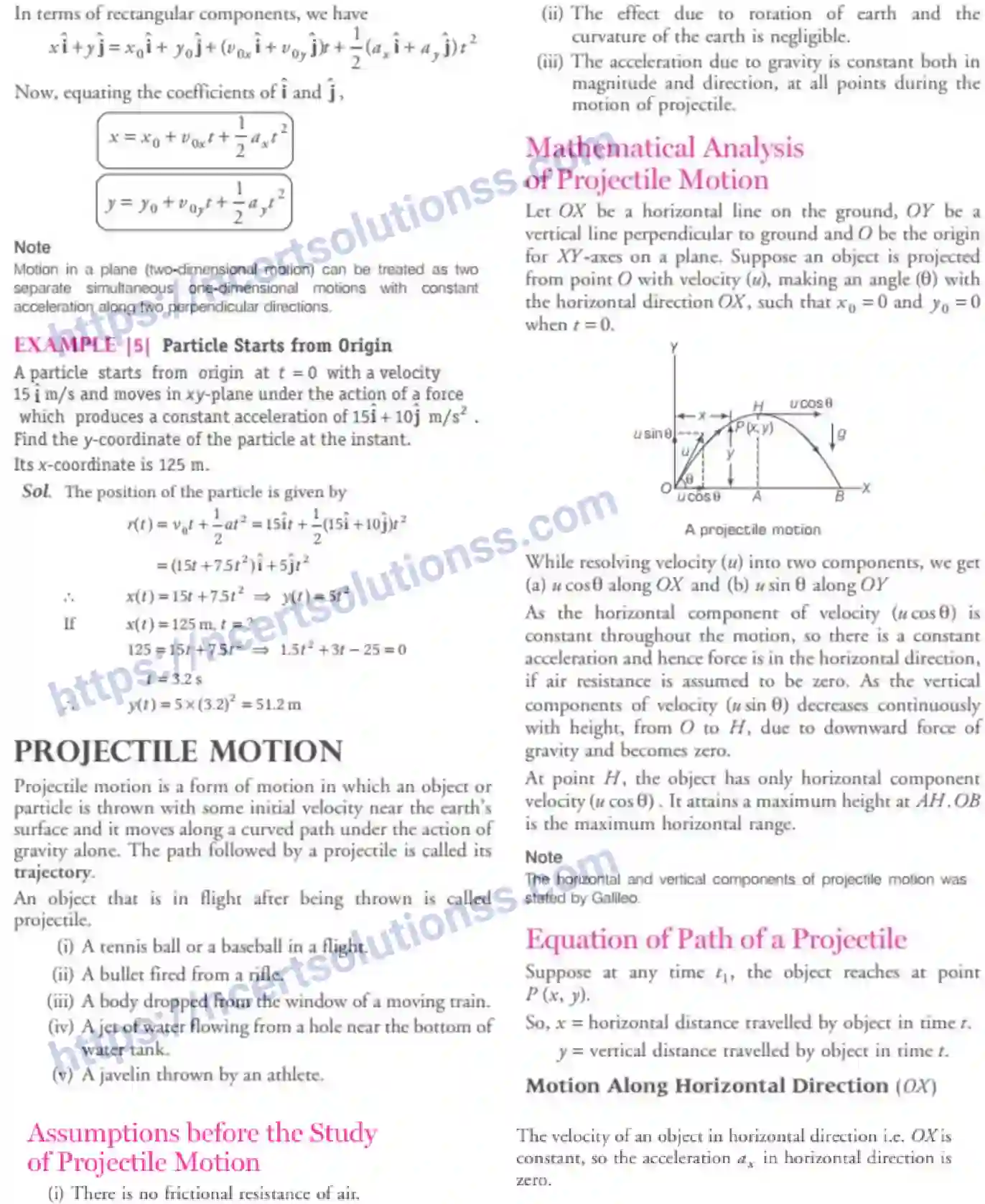 NCERT-Notes-Class-11-Physics-Motion-In-A-Plane-305-page-27