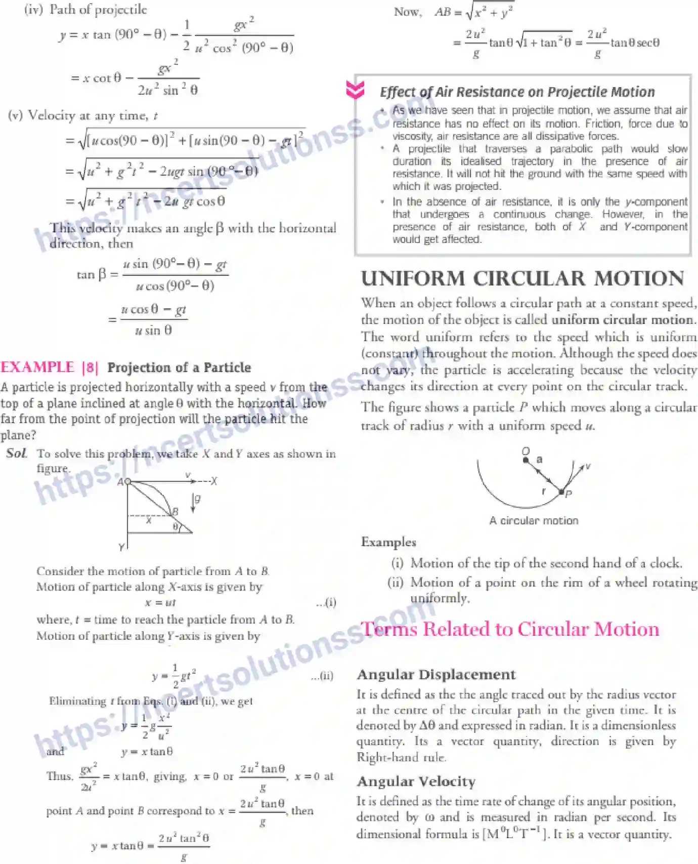 NCERT-Notes-Class-11-Physics-Motion-In-A-Plane-305-page-30