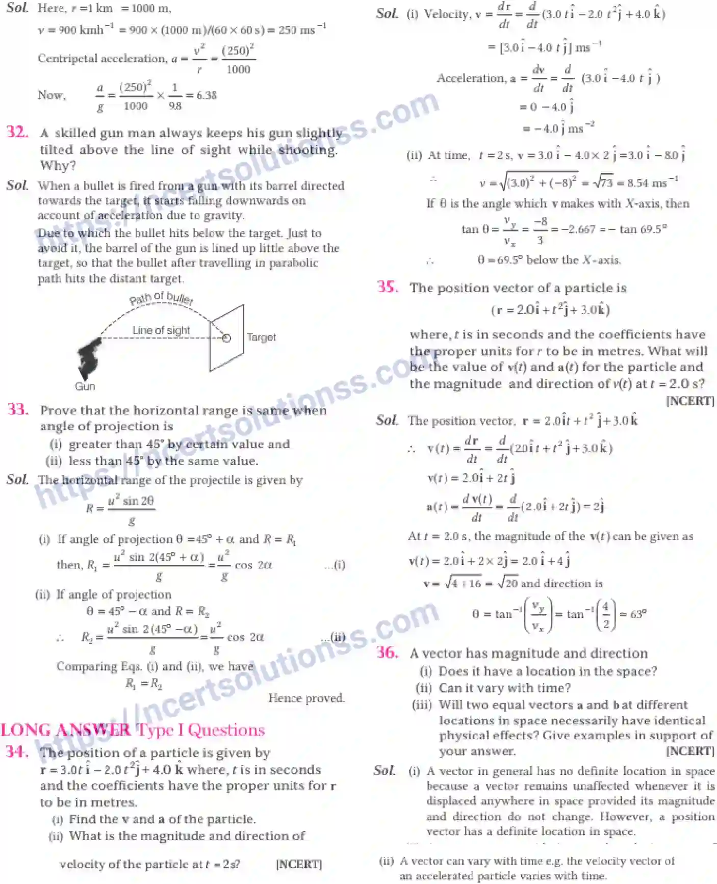 NCERT-Notes-Class-11-Physics-Motion-In-A-Plane-305-page-37