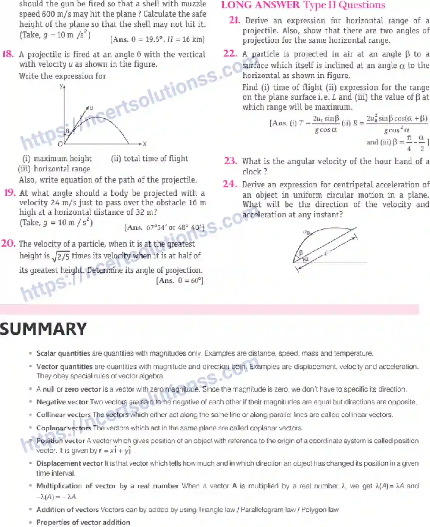 NCERT-Notes-Class-11-Physics-Motion-In-A-Plane-305-page-45