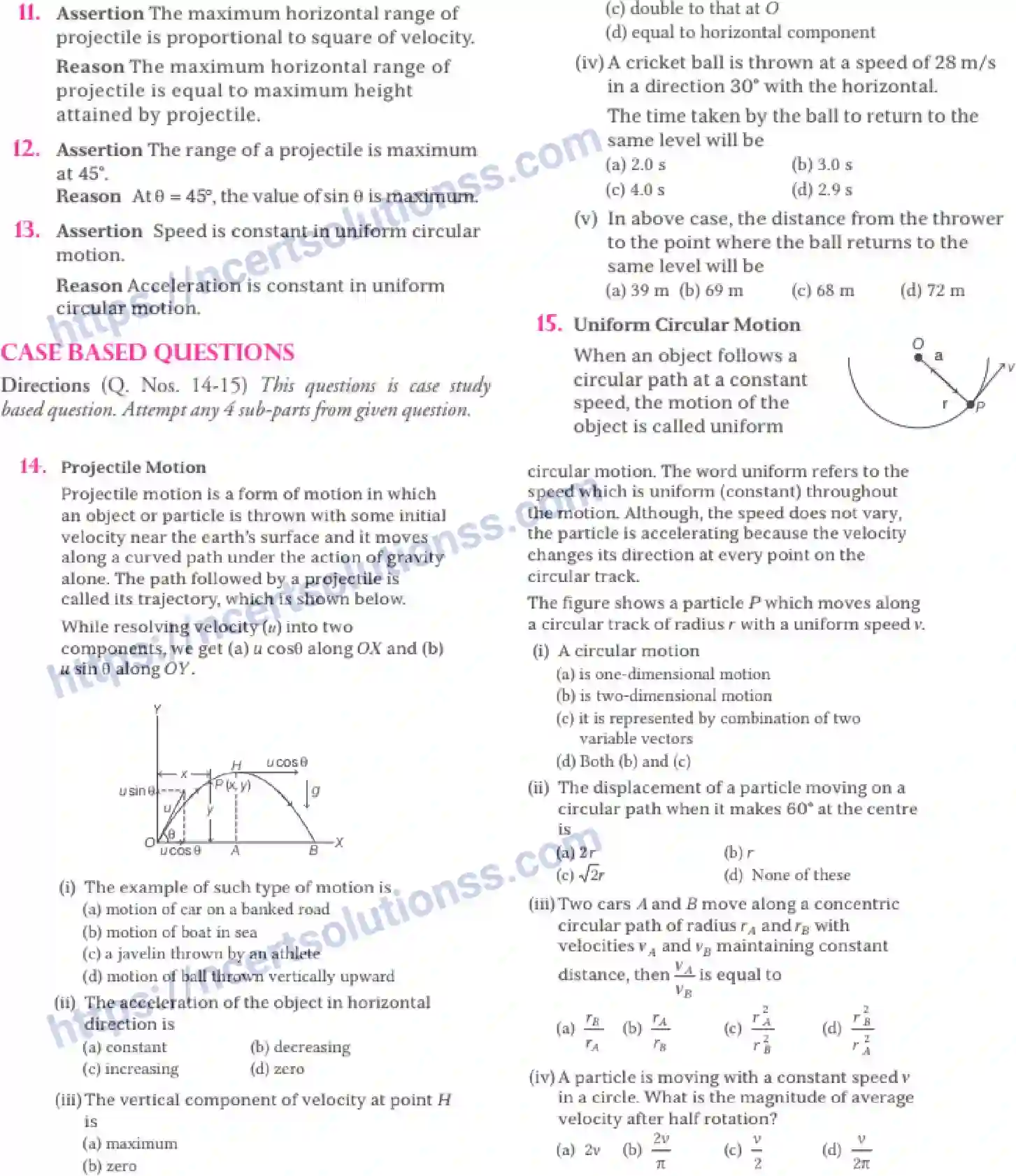 NCERT-Notes-Class-11-Physics-Motion-In-A-Plane-305-page-49