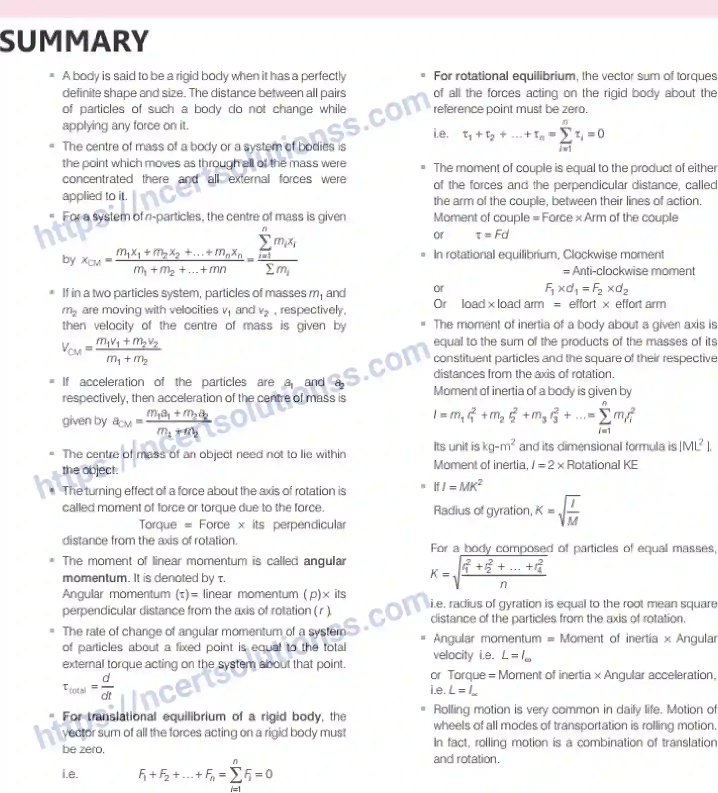 NCERT-Notes-Class-11-Physics-Systems-Of-Particles-And-Rotational-Motion-308-page-40