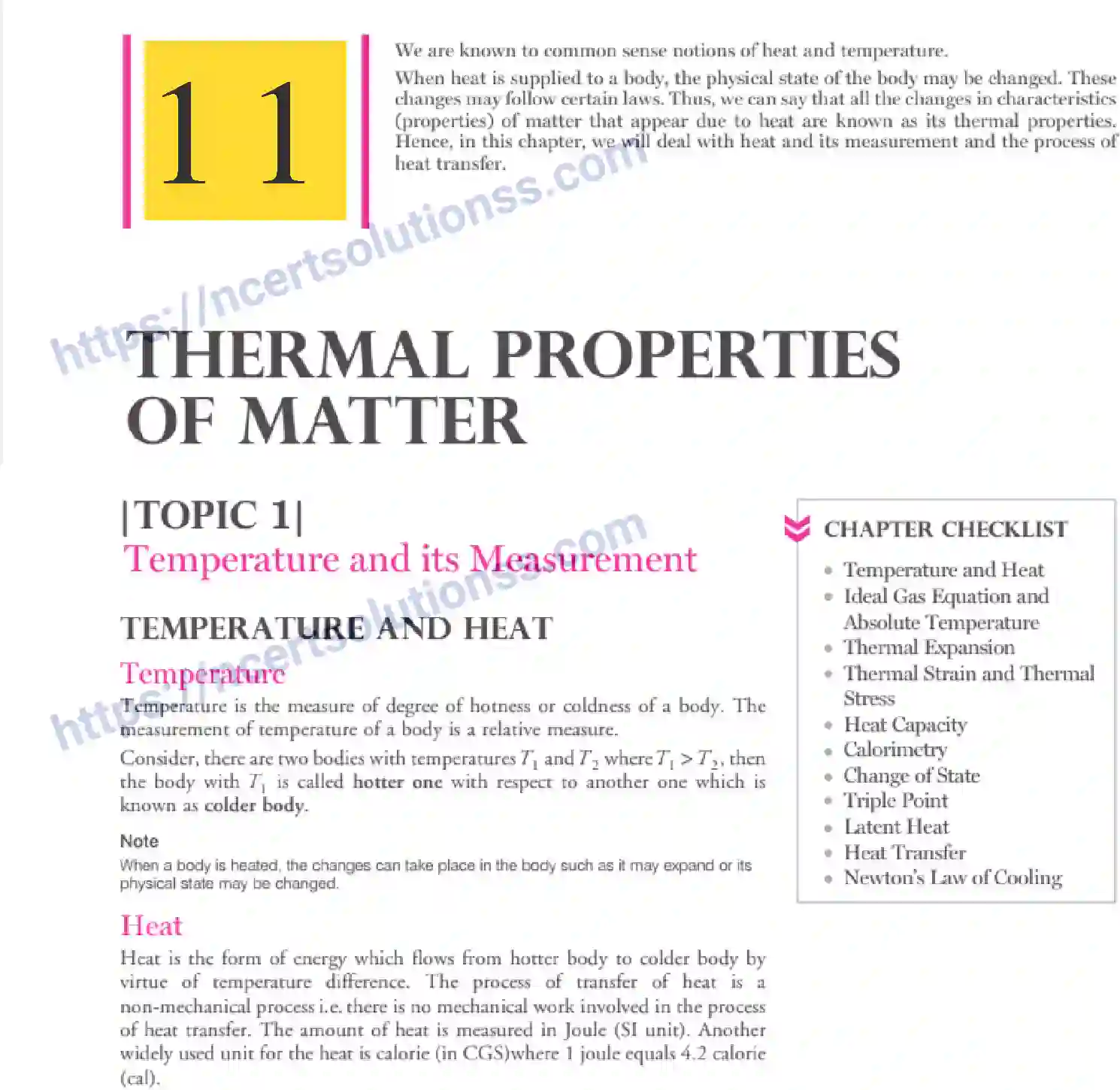 NCERT-Notes-Class-11-Physics-Thermal-Properties-Of-Matter-312-page-1