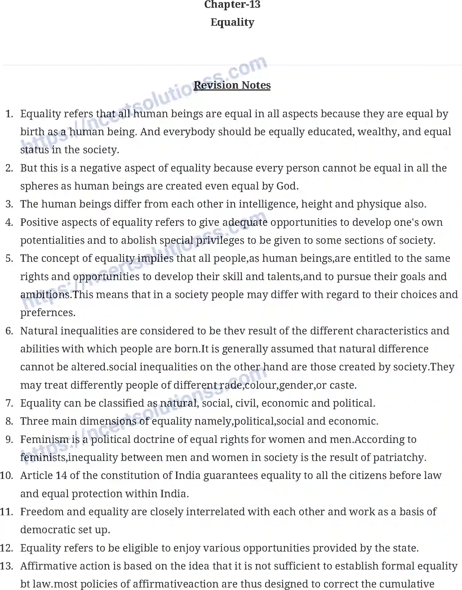NCERT-Notes-Class-11-Political-Science-Equality-432-page-1