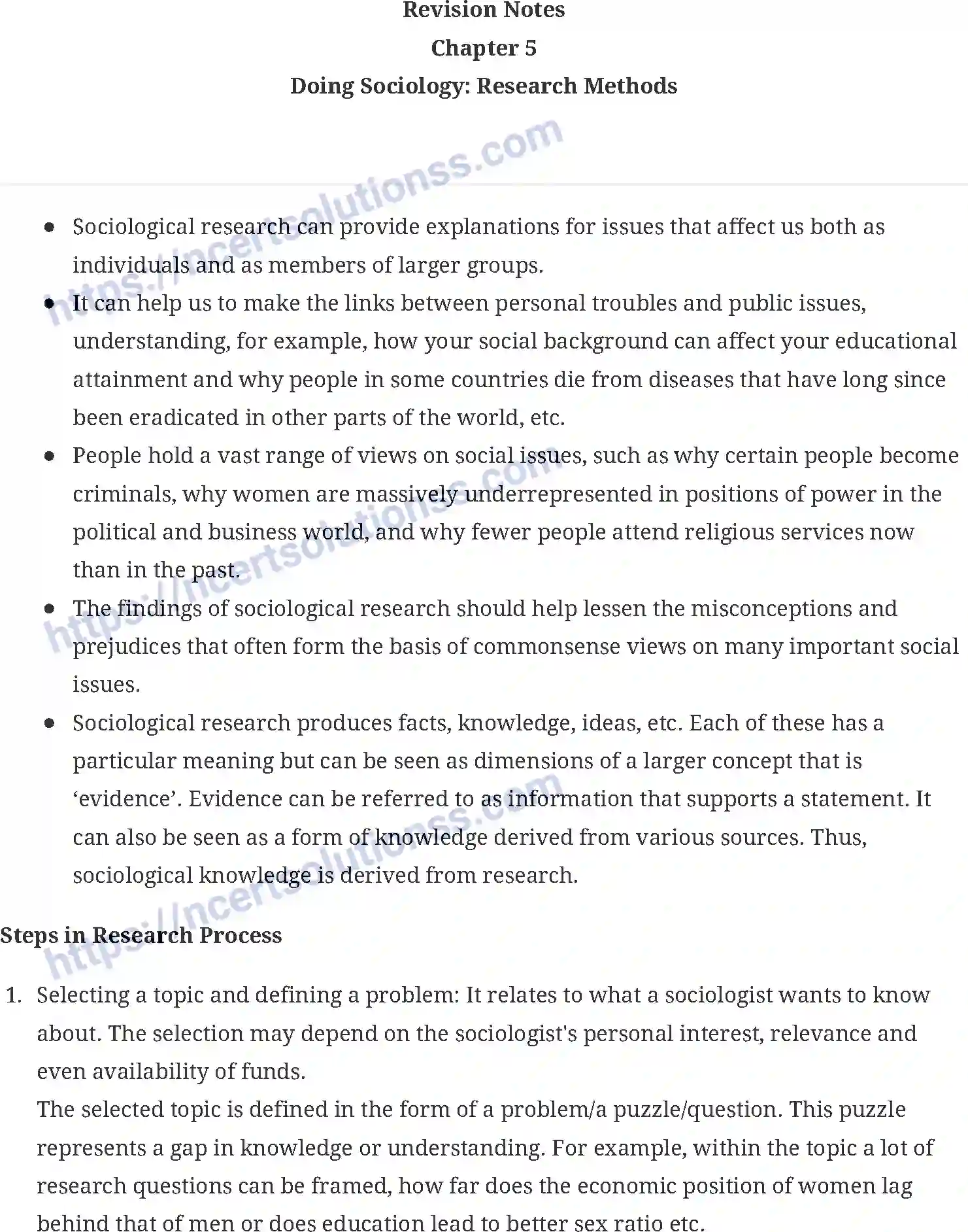 NCERT-Notes-Class-11-Sociology-Doing-Sociologyand--Research-Methods-444-page-1