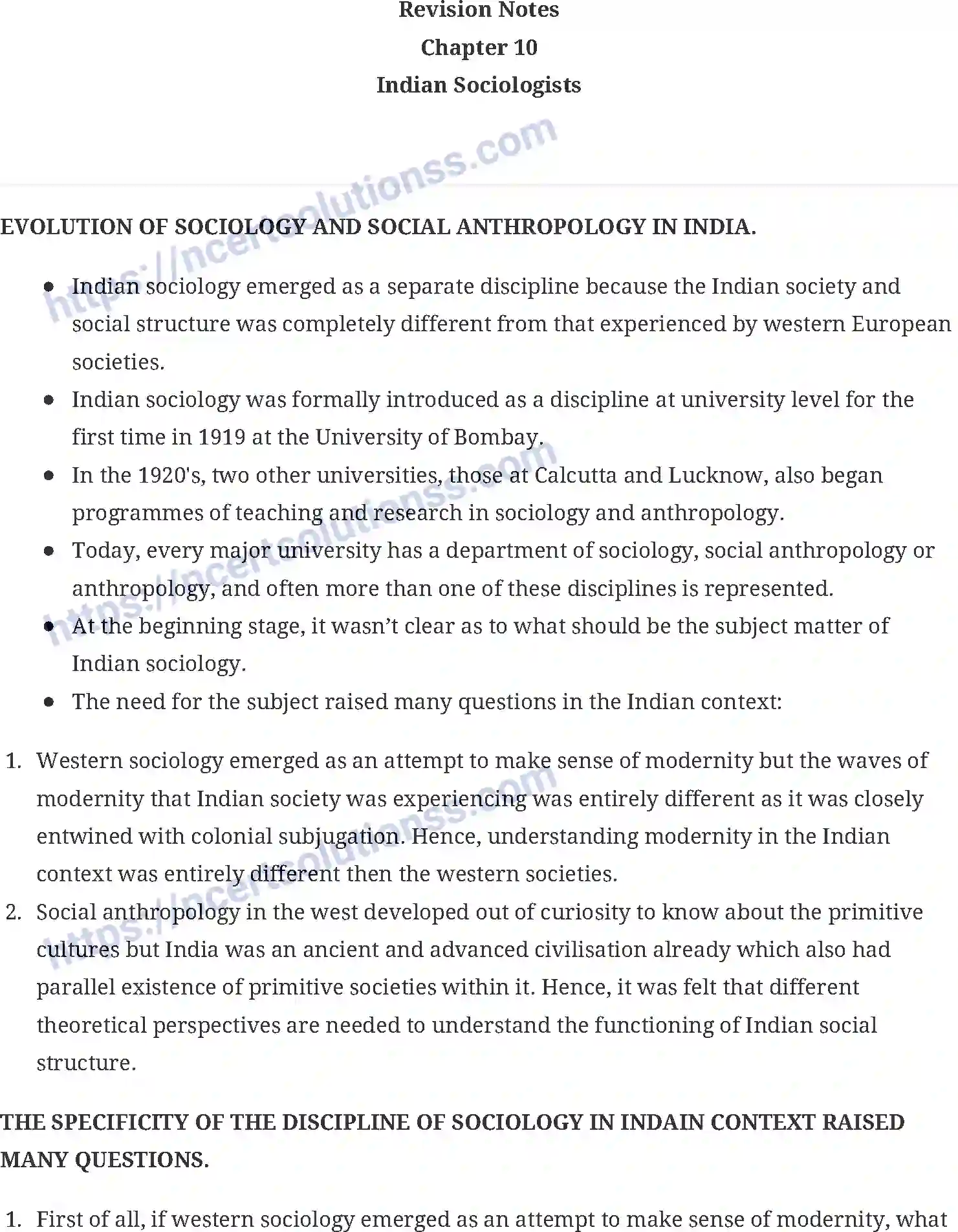 NCERT-Notes-Class-11-Sociology-Indian-Sociologists-449-page-1