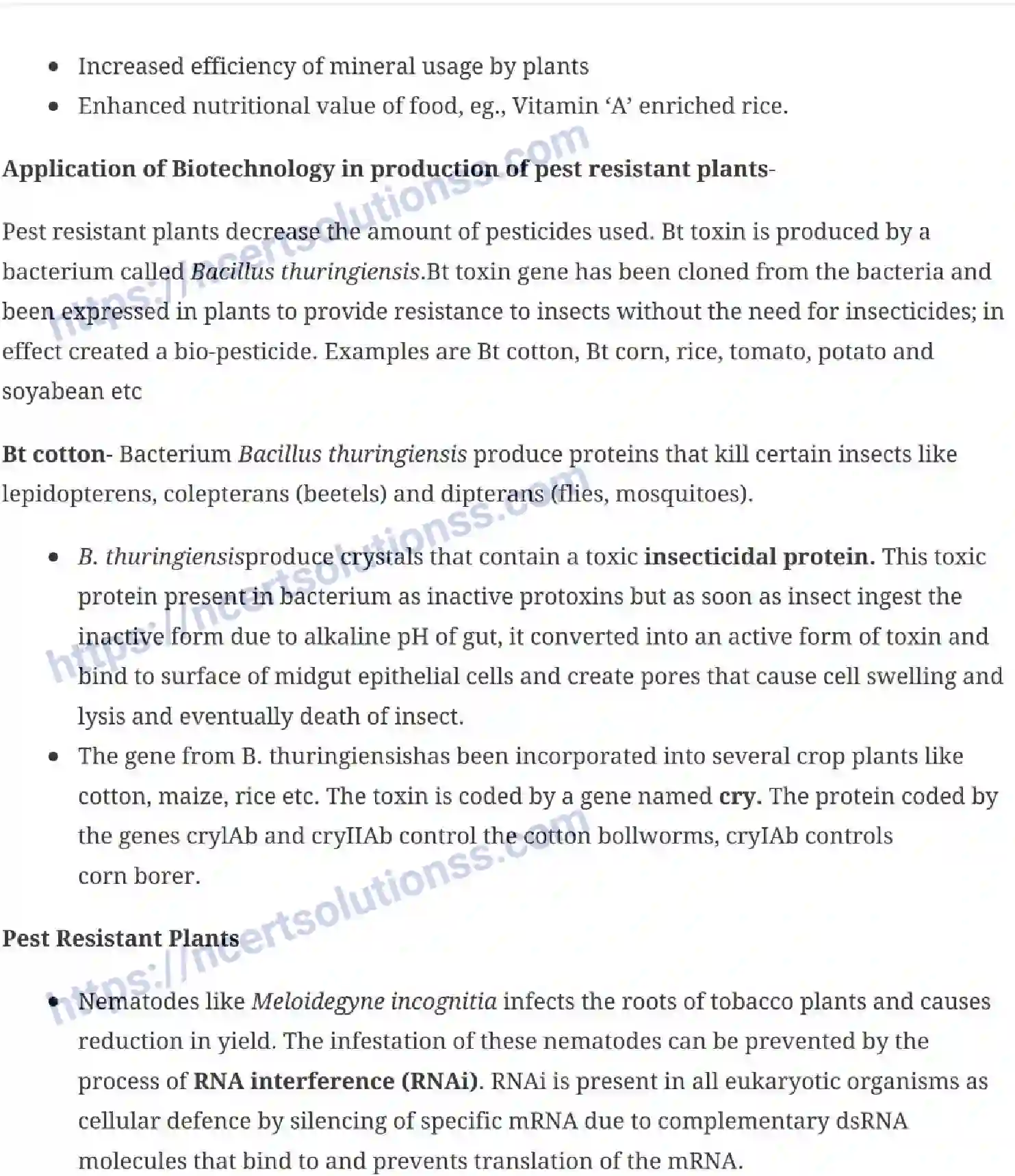 NCERT-Notes-Class-12-Biology-Biotechnology-and-Its-Applications-25-page-2