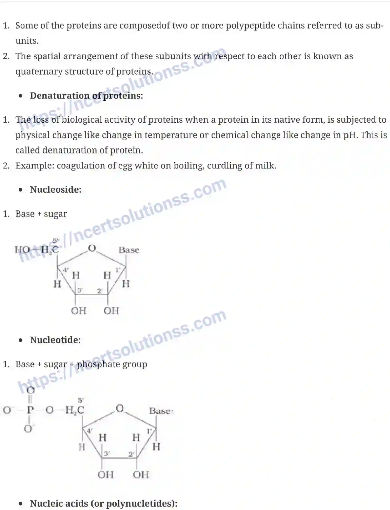 NCERT-Notes-Class-12-Chemistry-Biomolecules-43-page-12