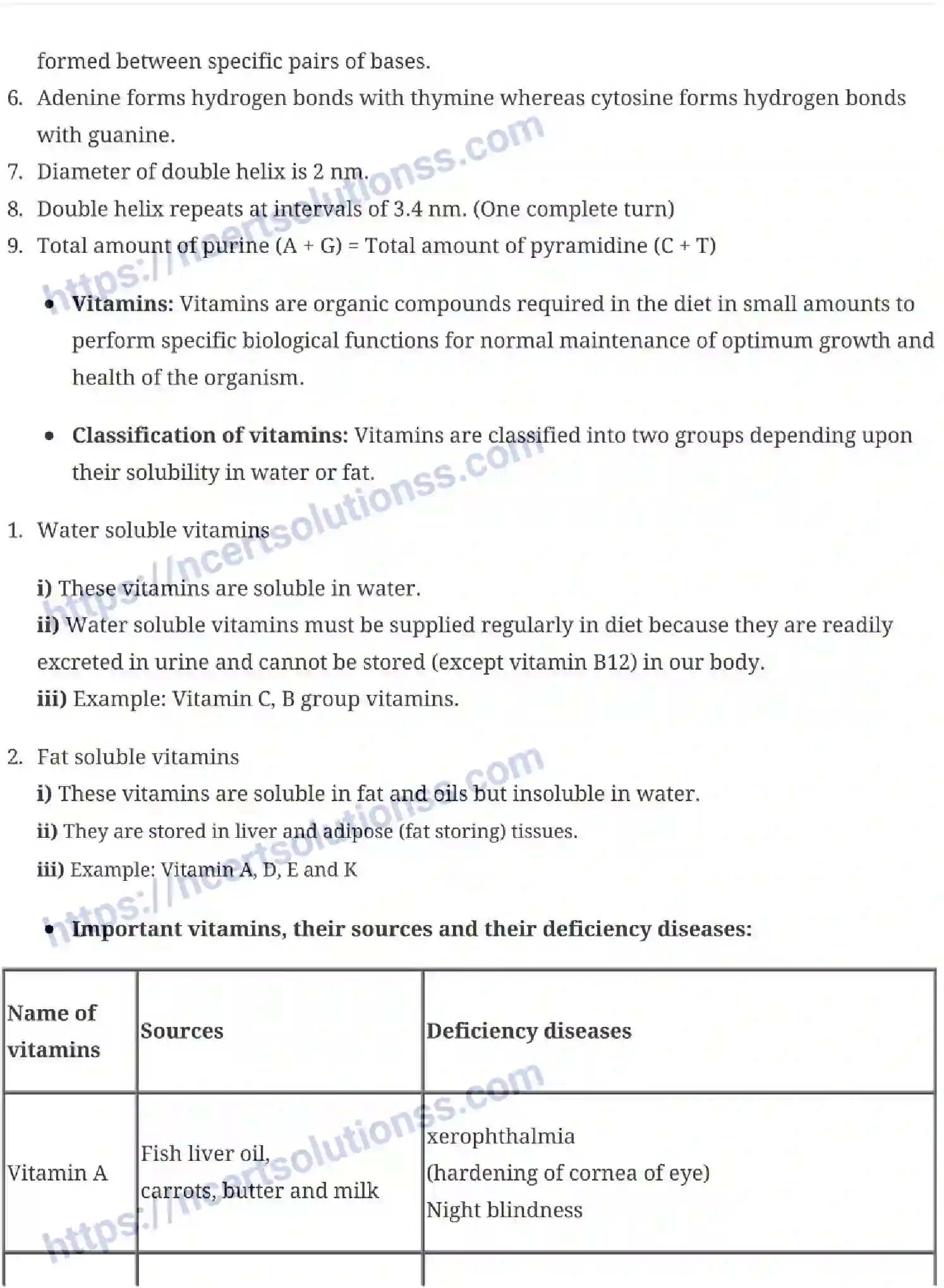 NCERT-Notes-Class-12-Chemistry-Biomolecules-43-page-14