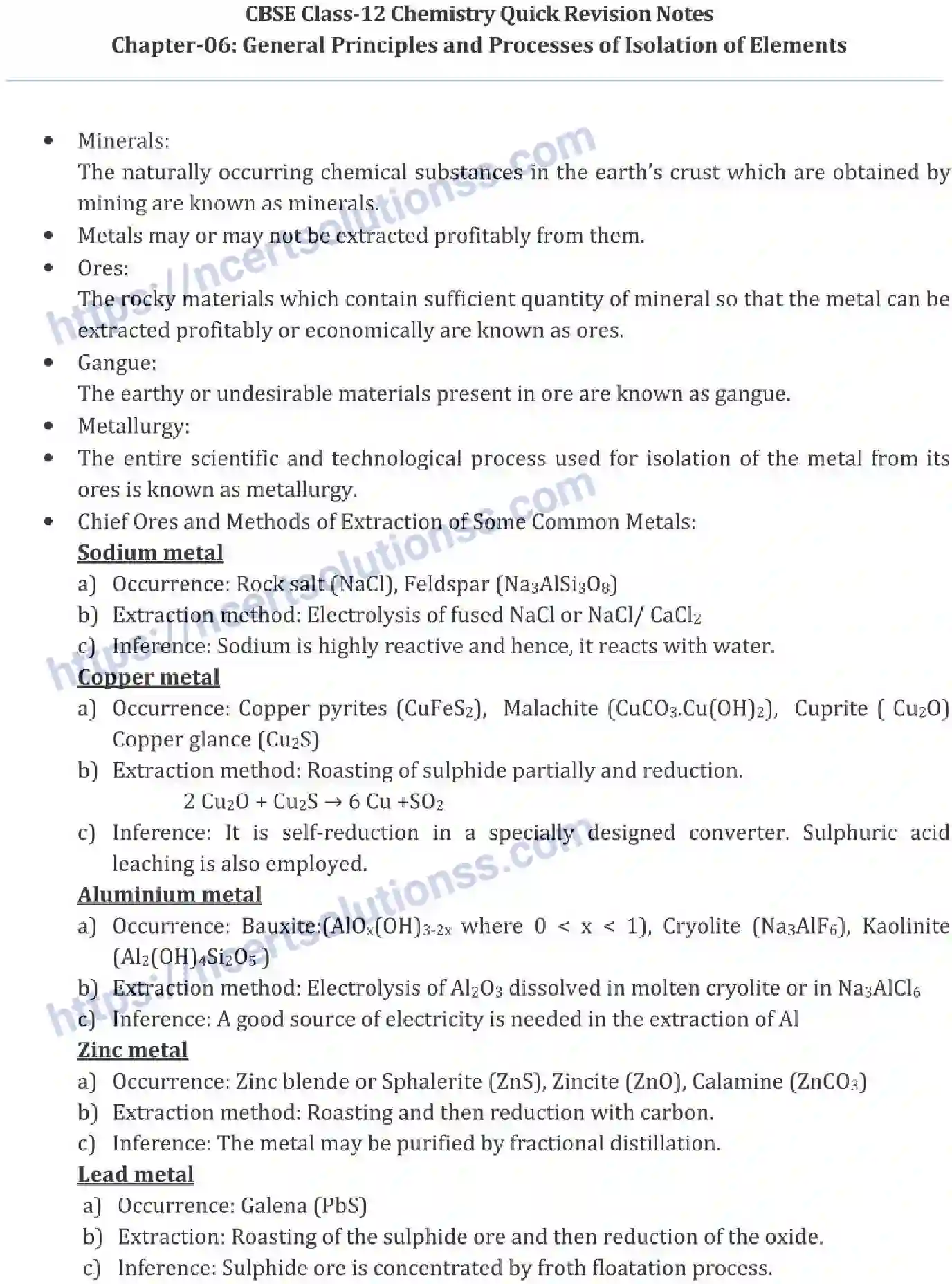 NCERT-Notes-Class-12-Chemistry-General-Principles-and-Processes-of-Isolation-of-Elements-35-page-1