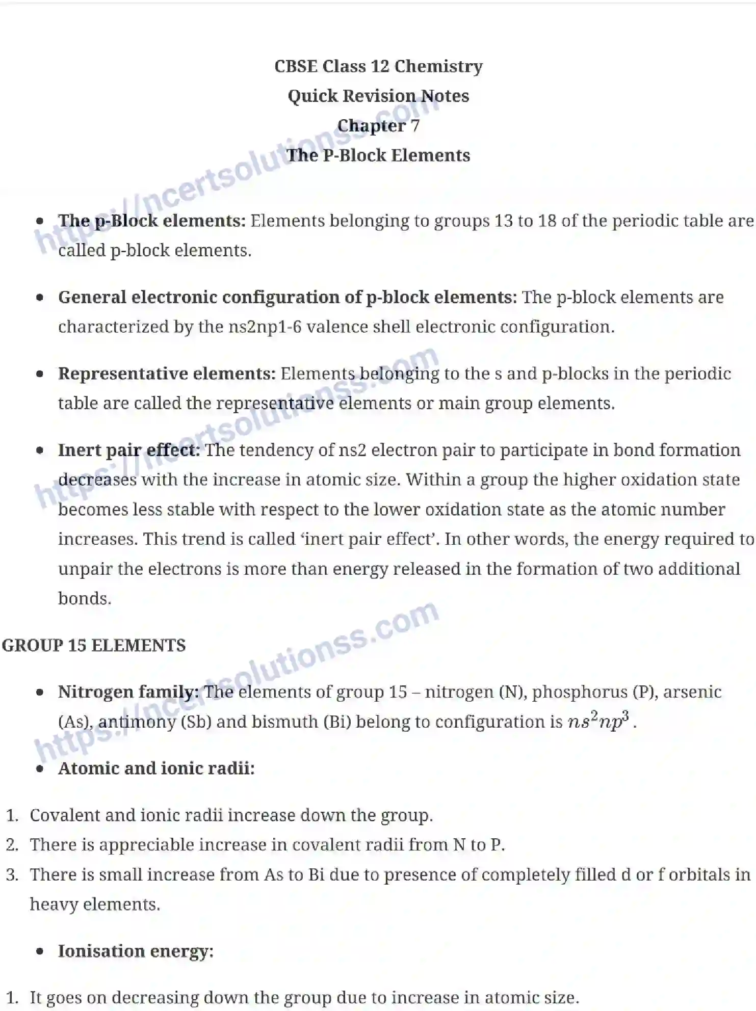 NCERT-Notes-Class-12-Chemistry-The-pand-Block-Elements-36-page-1