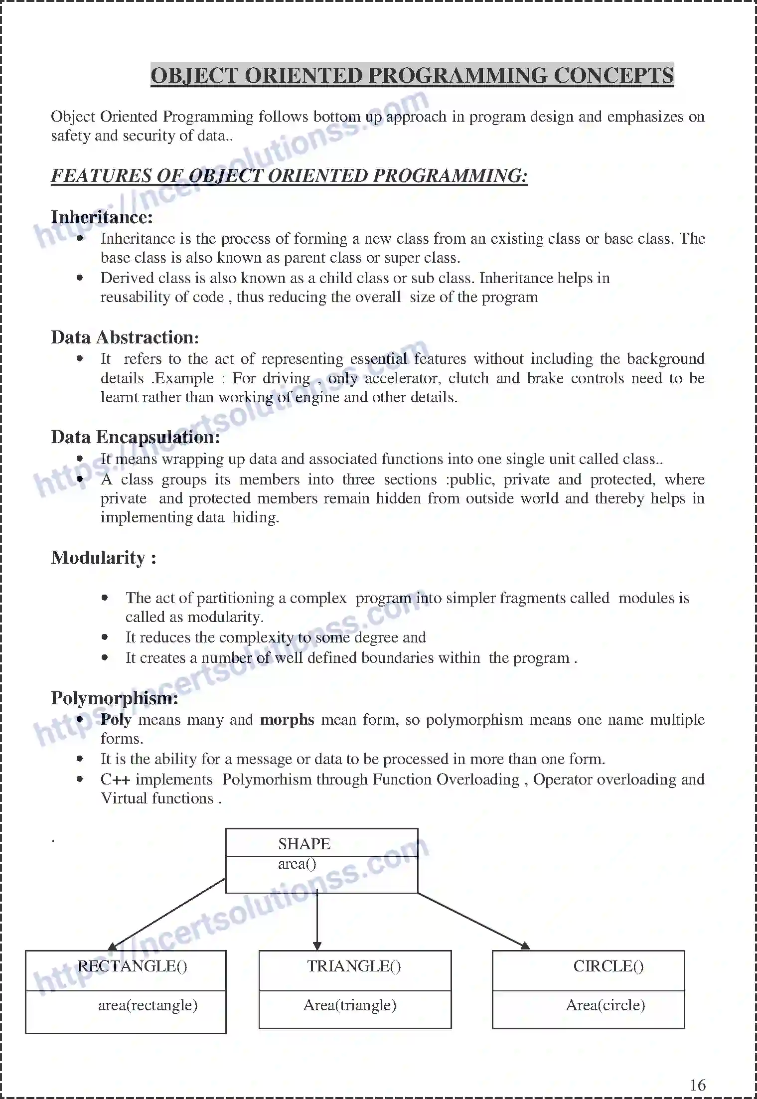 NCERT-Notes-Class-12-Computer-Science-Basic-Concepts-of-OOP-Classes-and-Objects-159-page-1