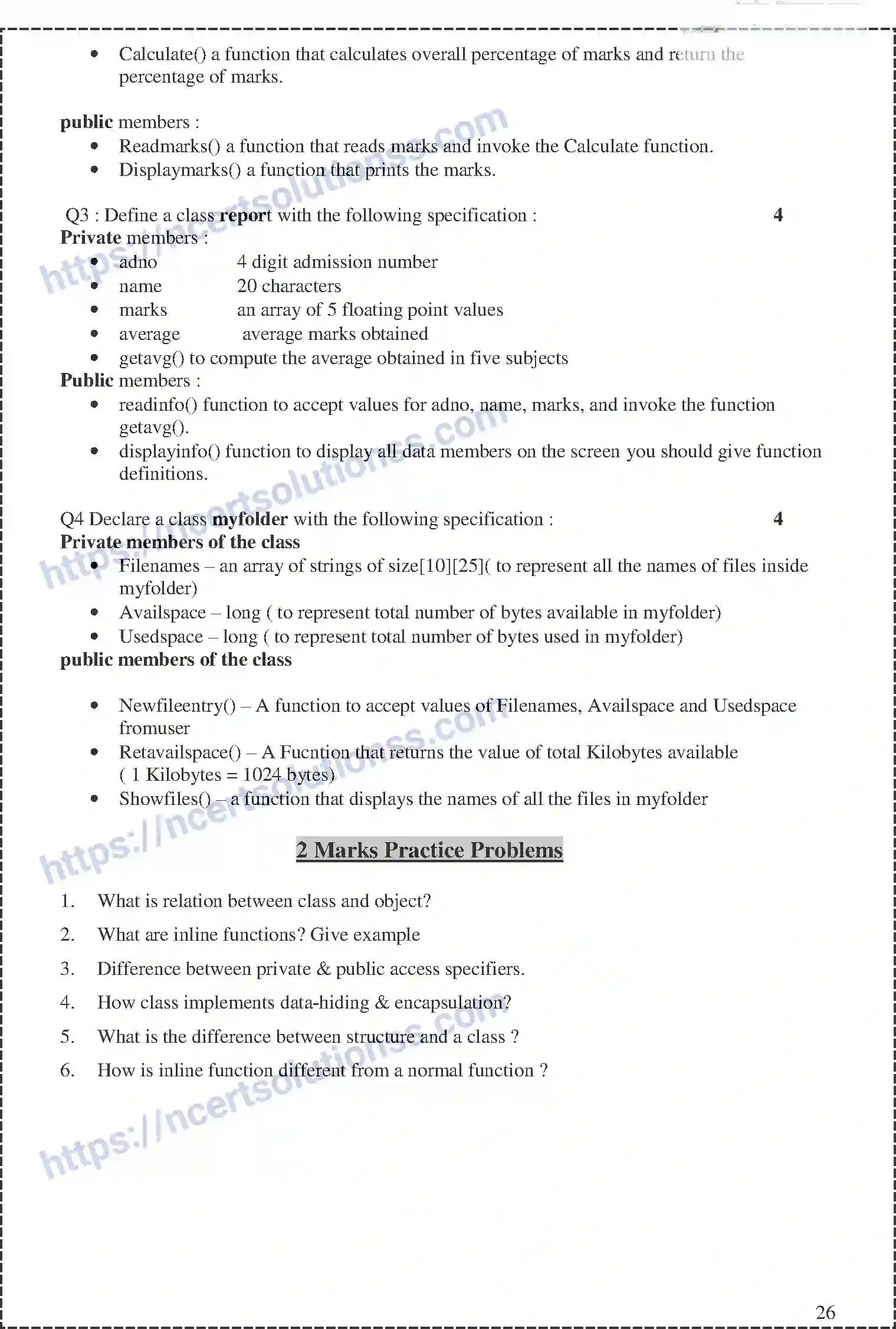 NCERT-Notes-Class-12-Computer-Science-Basic-Concepts-of-OOP-Classes-and-Objects-159-page-11