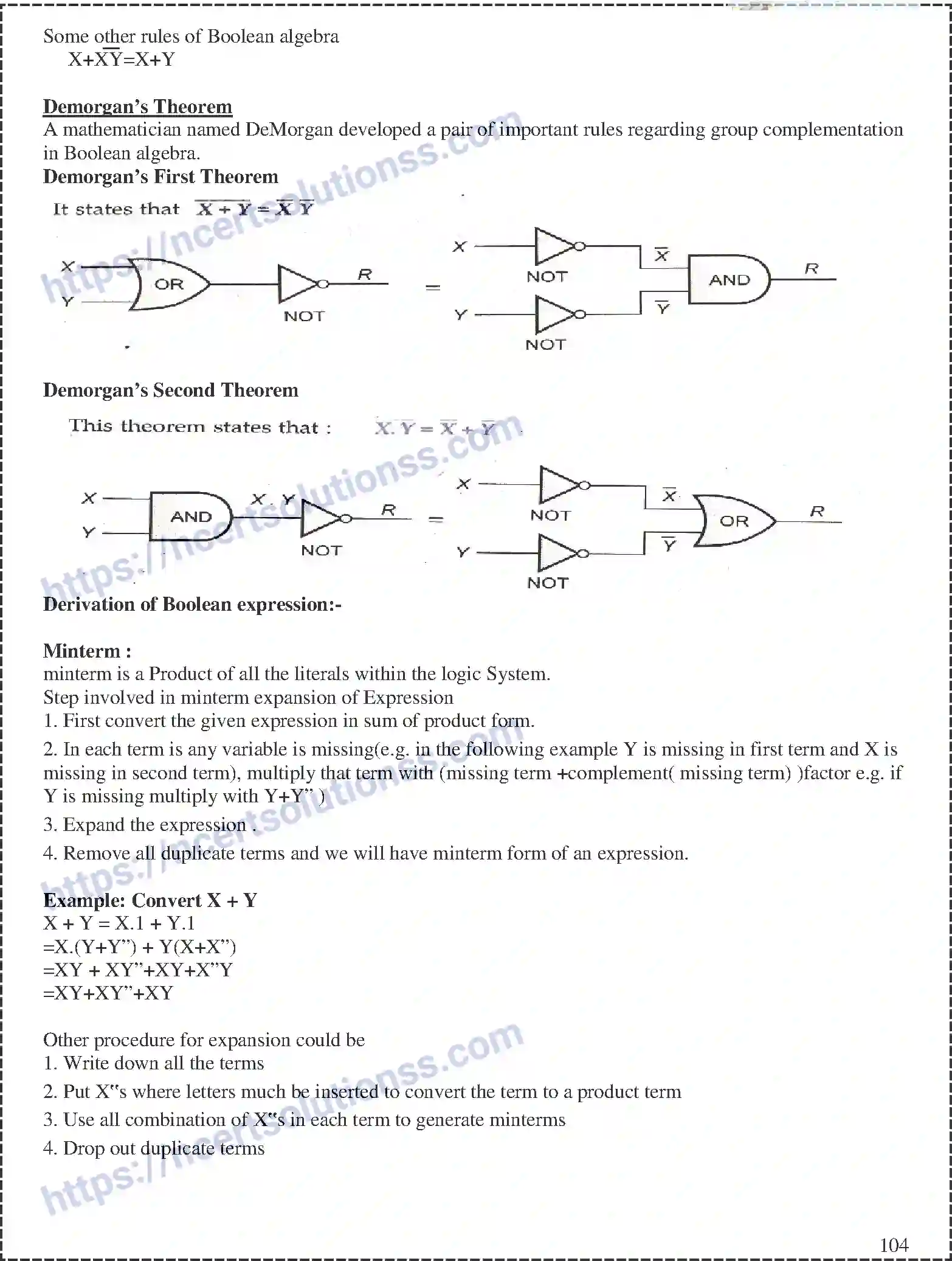 NCERT-Notes-Class-12-Computer-Science-Boolean-Algebra-160-page-4