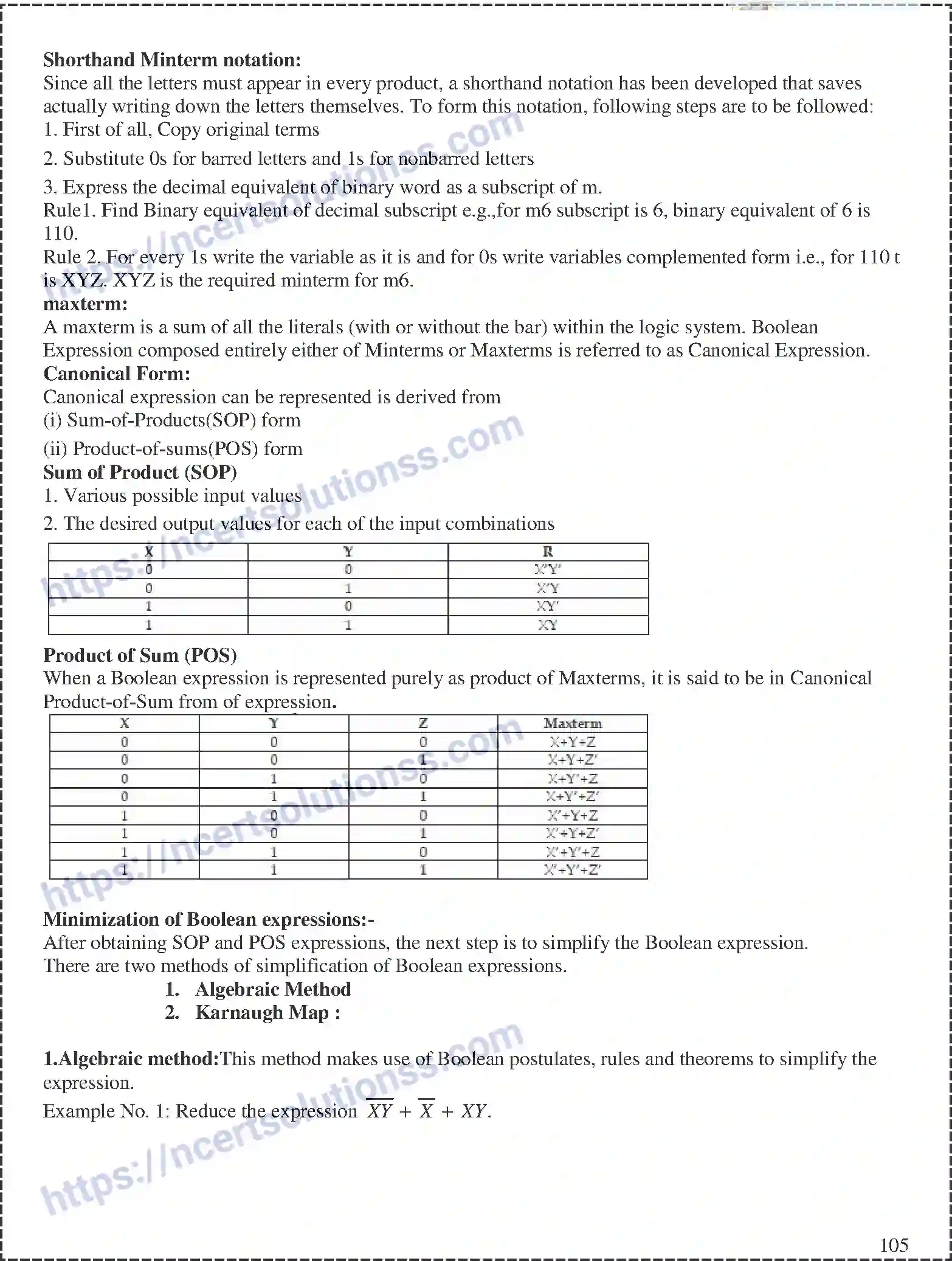 NCERT-Notes-Class-12-Computer-Science-Boolean-Algebra-160-page-5