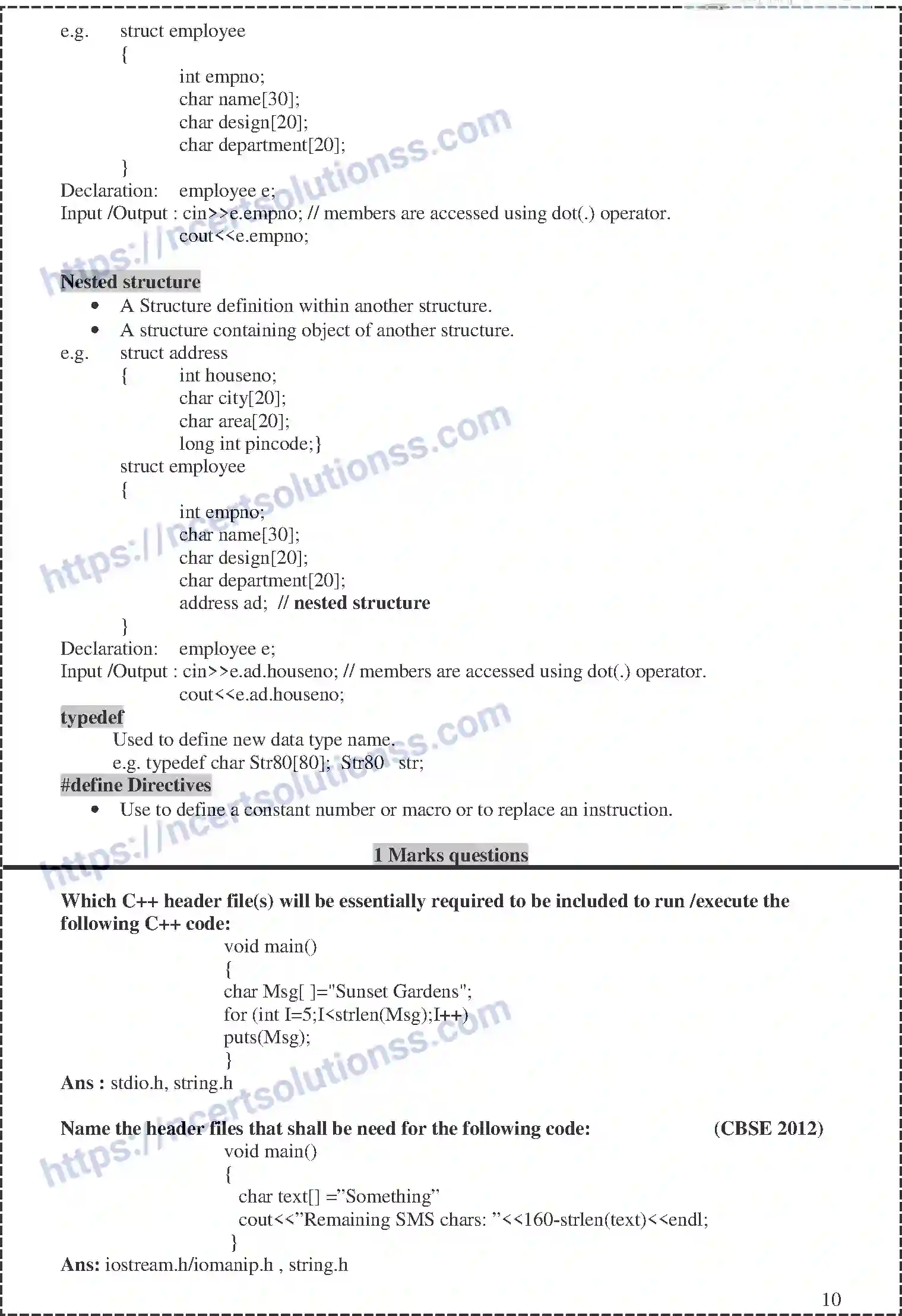 NCERT-Notes-Class-12-Computer-Science-Overview-of-CPP-165-page-5