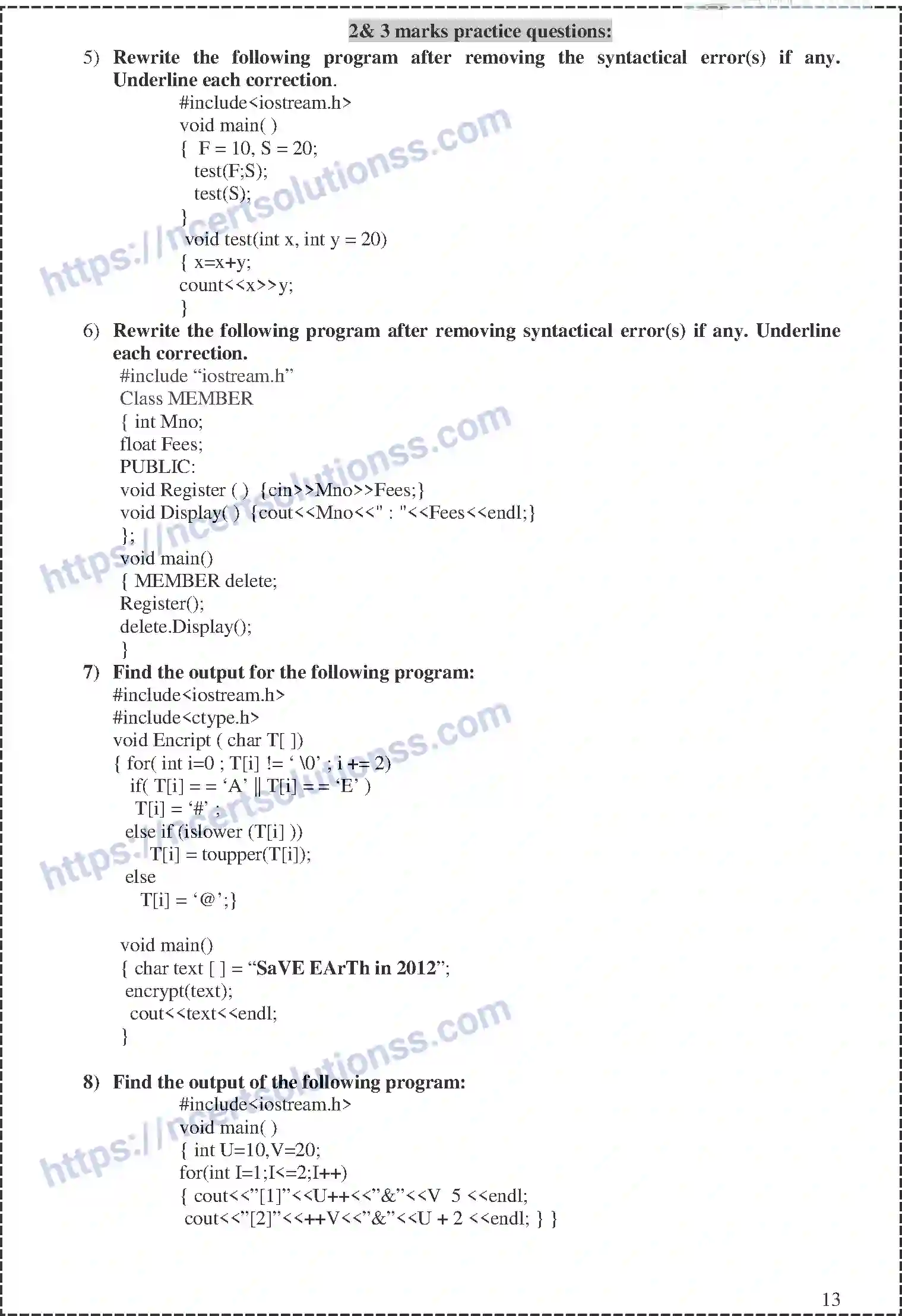 NCERT-Notes-Class-12-Computer-Science-Overview-of-CPP-165-page-8