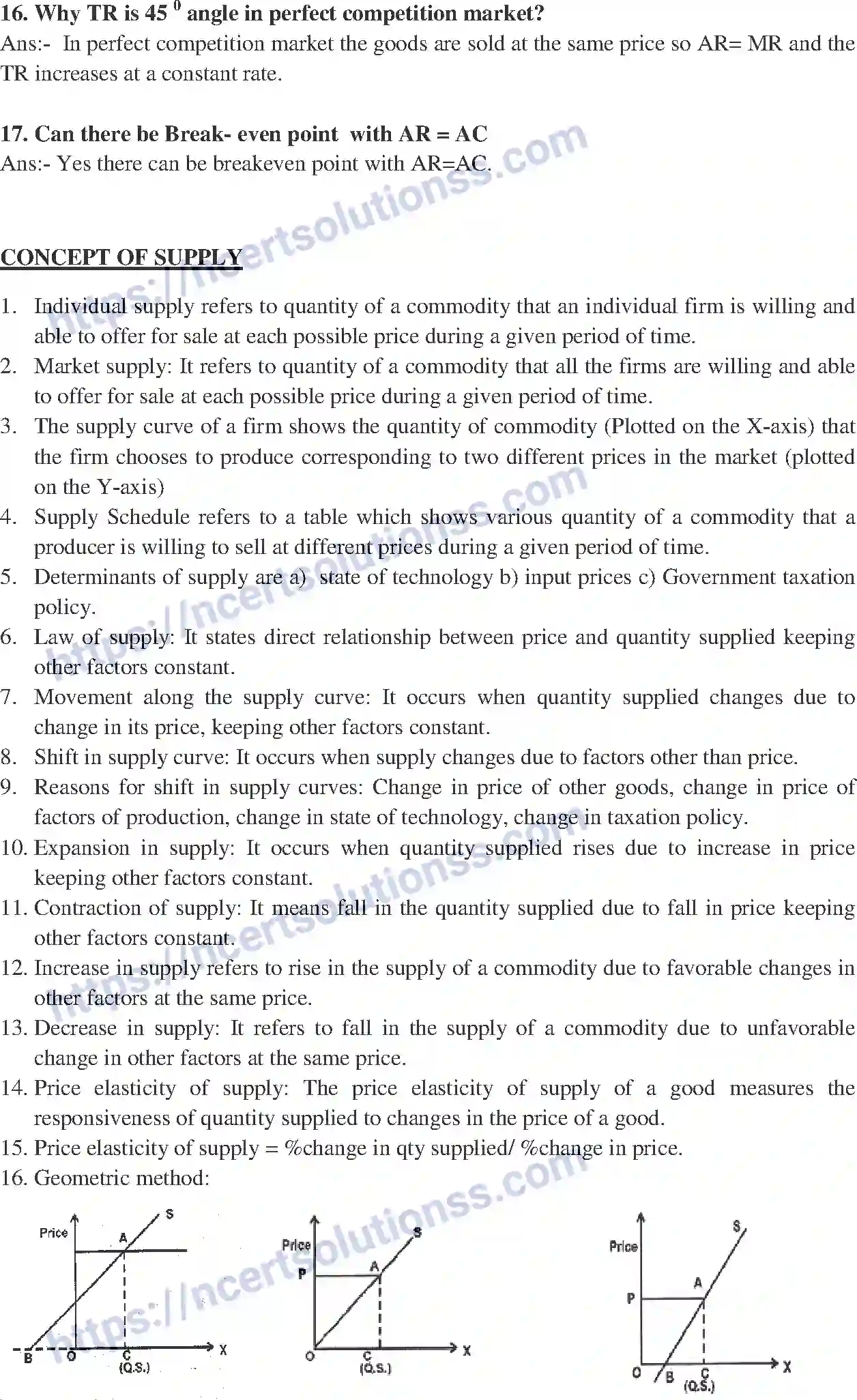 NCERT-Notes-Class-12-Economics-Producer-Behaviour-and-Supply-112-page-13
