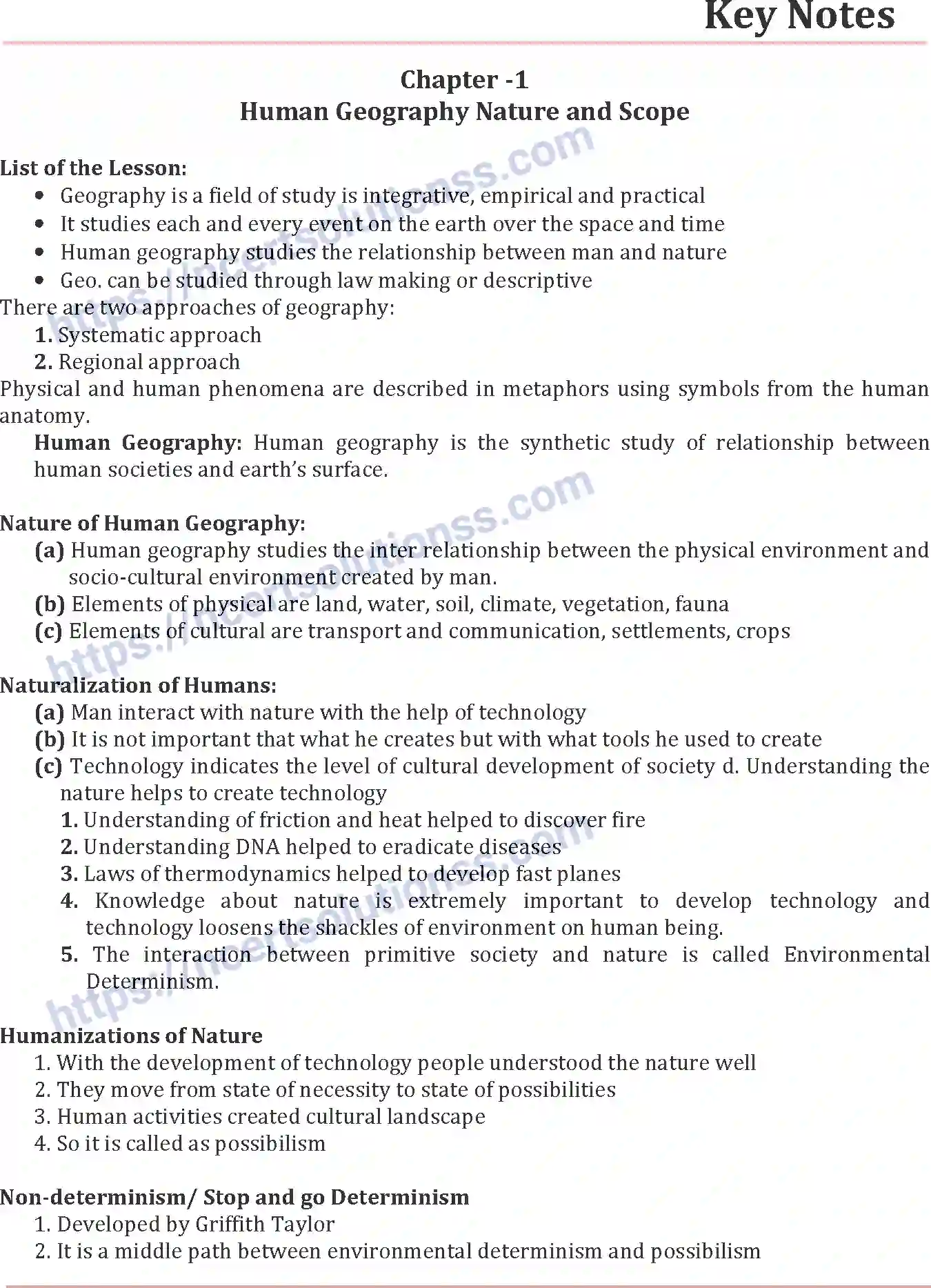 NCERT-Notes-Class-12-Geography-Human-Geography-Nature-and-Scope-167-page-1