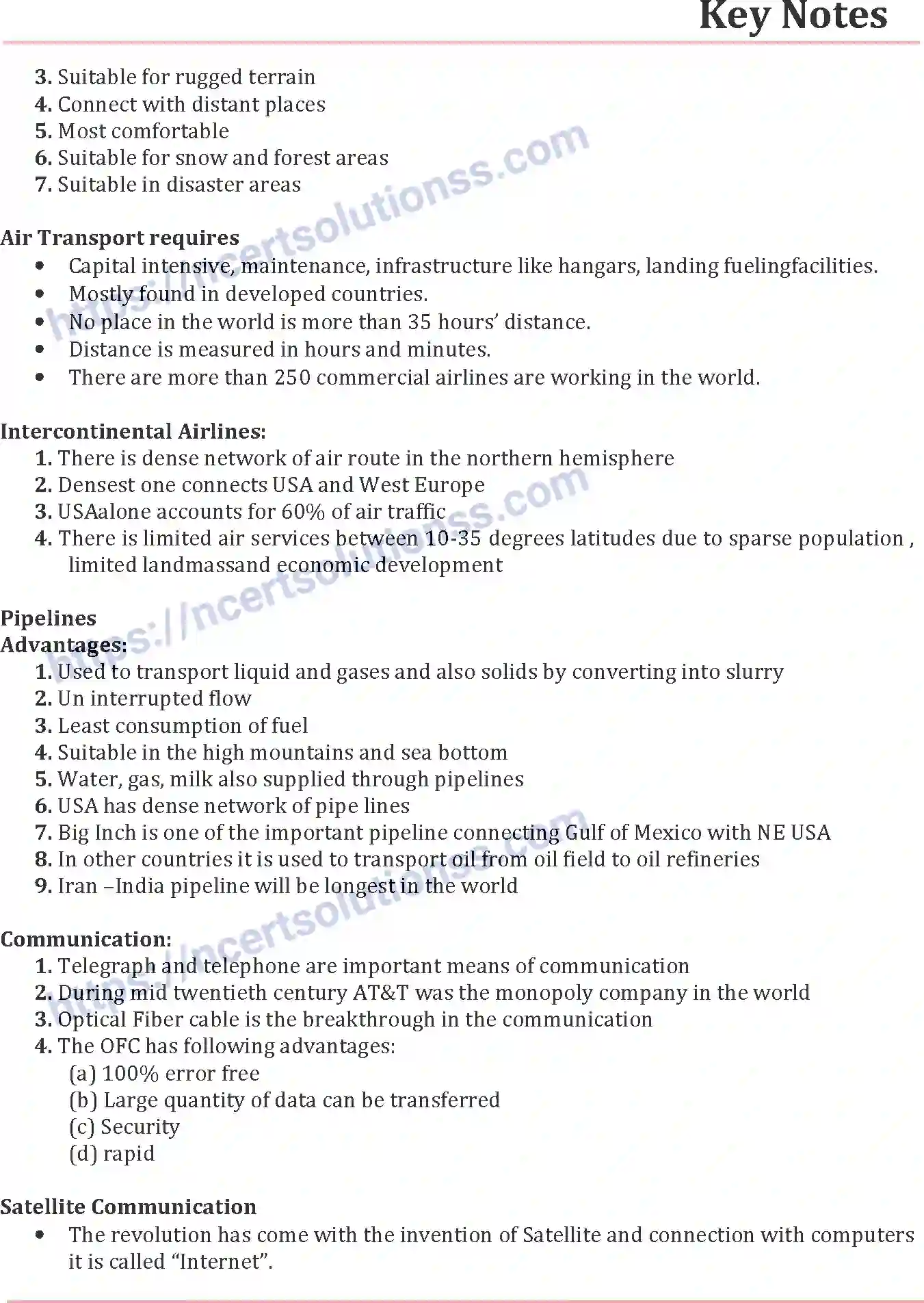 NCERT-Notes-Class-12-Geography-Transport-and-Communication-174-page-6