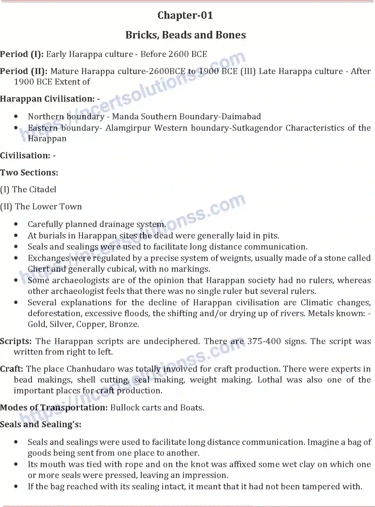 NCERT-Notes-Class-12-History-Bricks-Breads-and-Bones-113-page-1