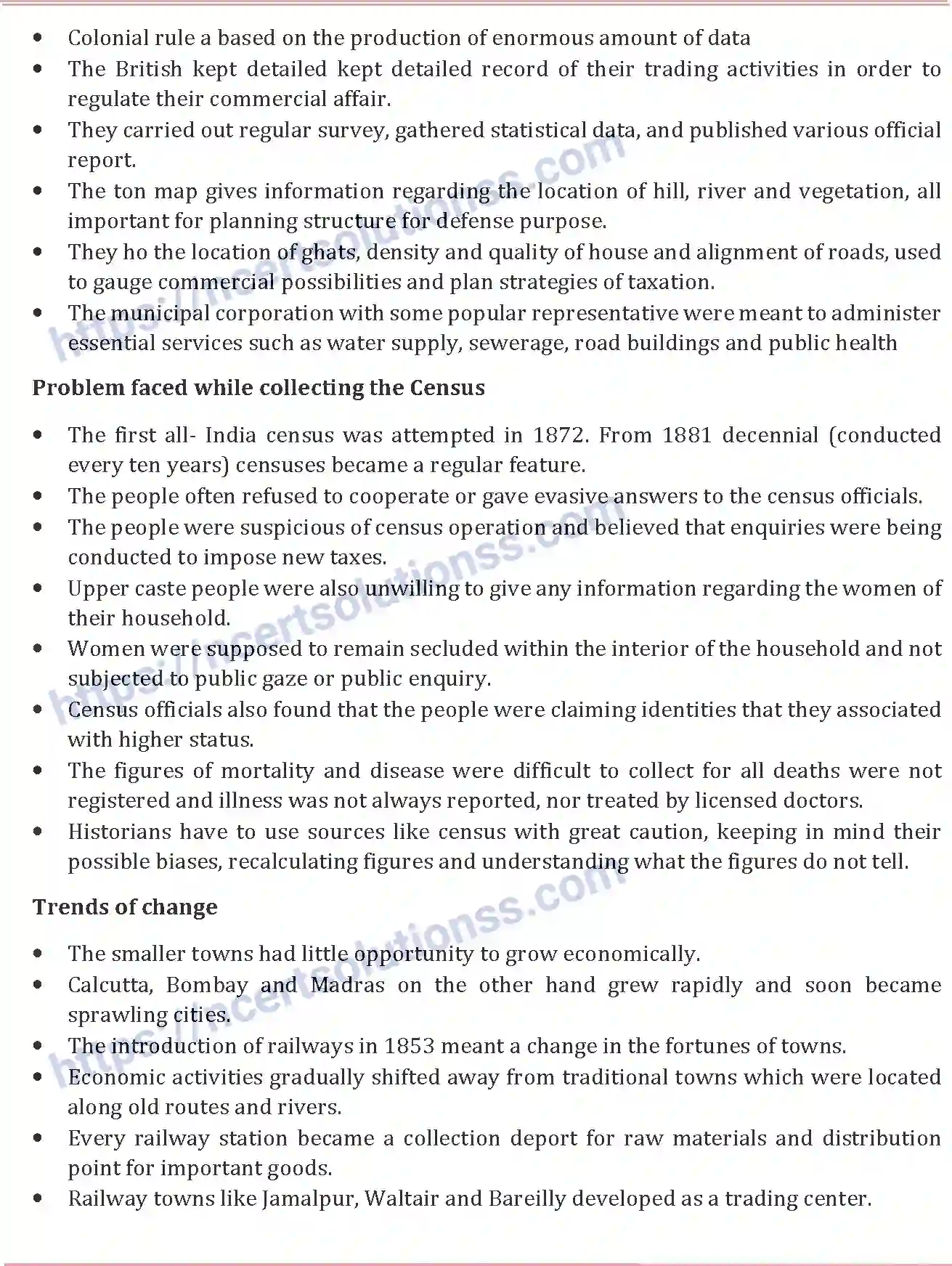 NCERT-Notes-Class-12-History-Colonial-Cities-124-page-3