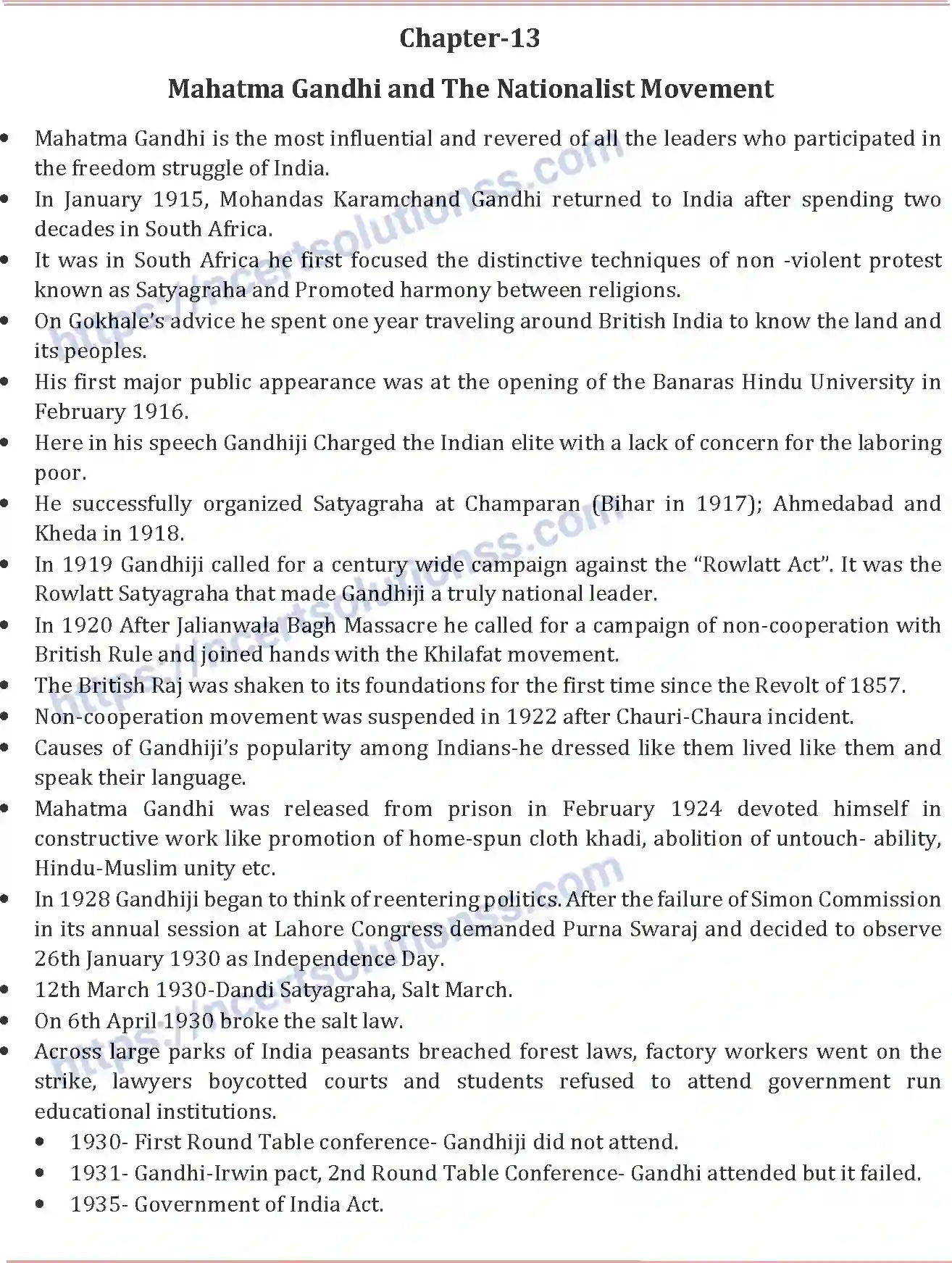 NCERT-Notes-Class-12-History-Mahatma-Gandhi-and-the-Nationalist-Movement-125-page-1