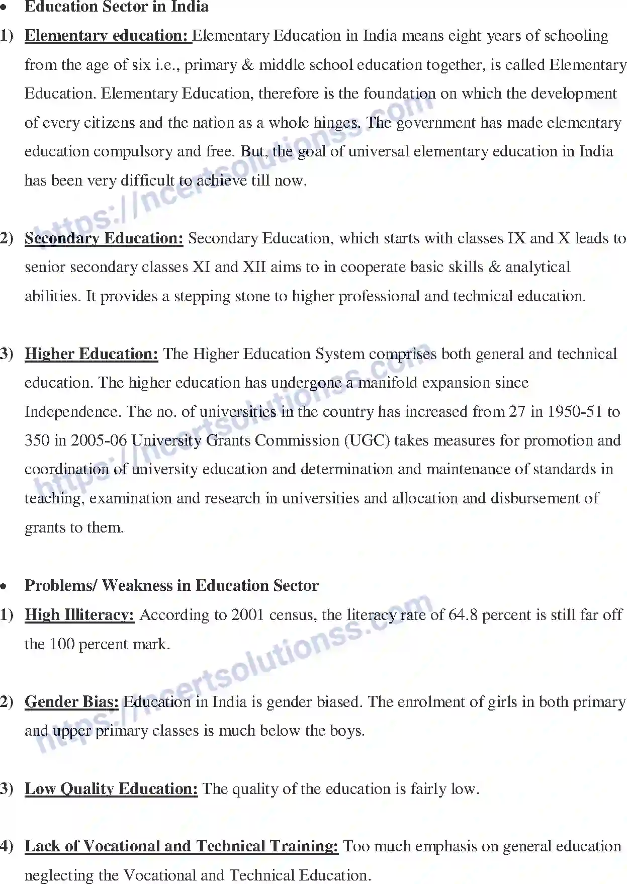 NCERT-Notes-Class-12-Indian-Economics-Human-Capital-Formation-in-India-181-page-5