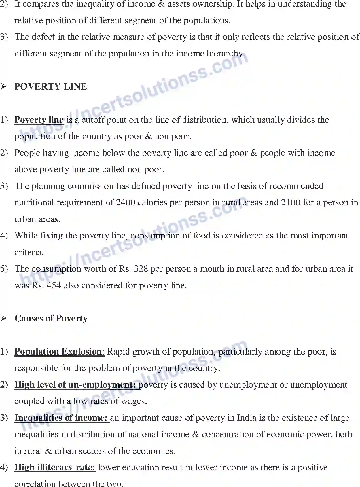 NCERT-Notes-Class-12-Indian-Economics-Poverty-180-page-2