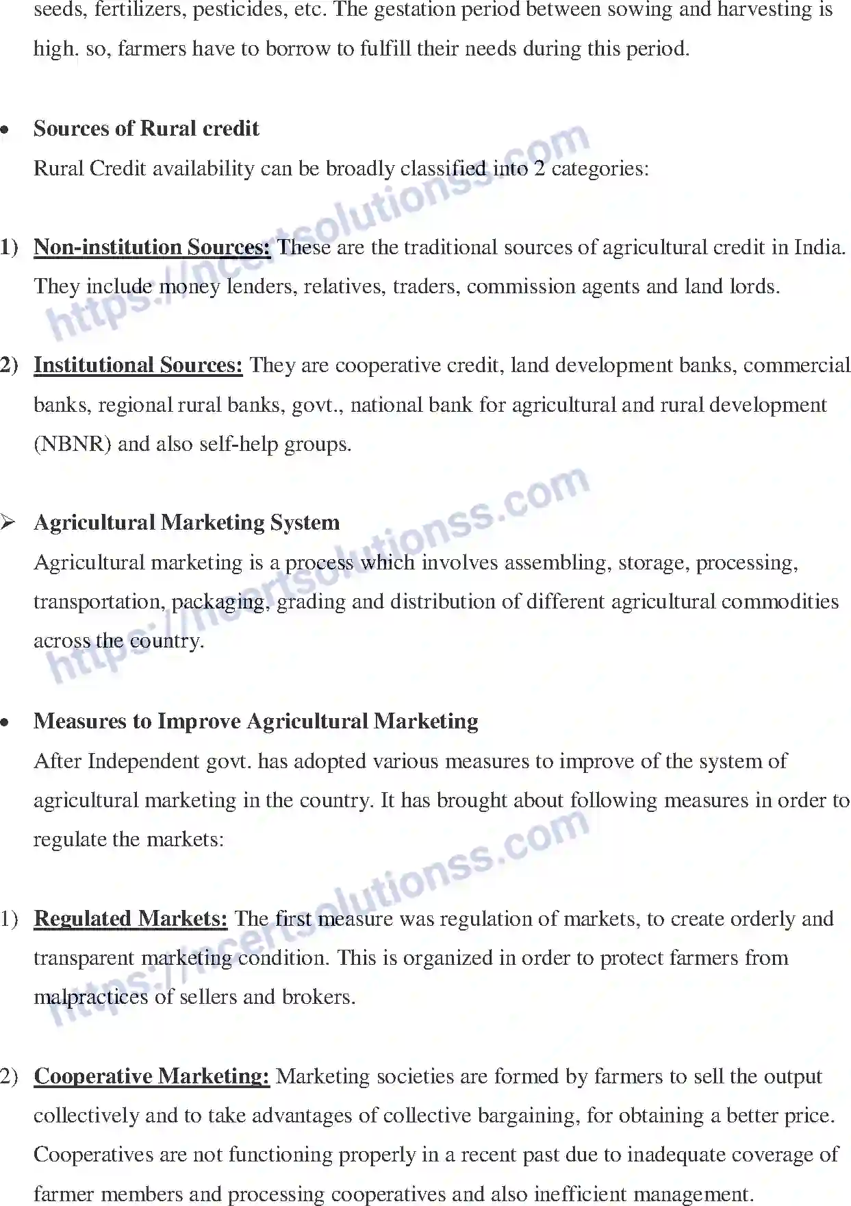 NCERT-Notes-Class-12-Indian-Economics-Rural-Development-182-page-2
