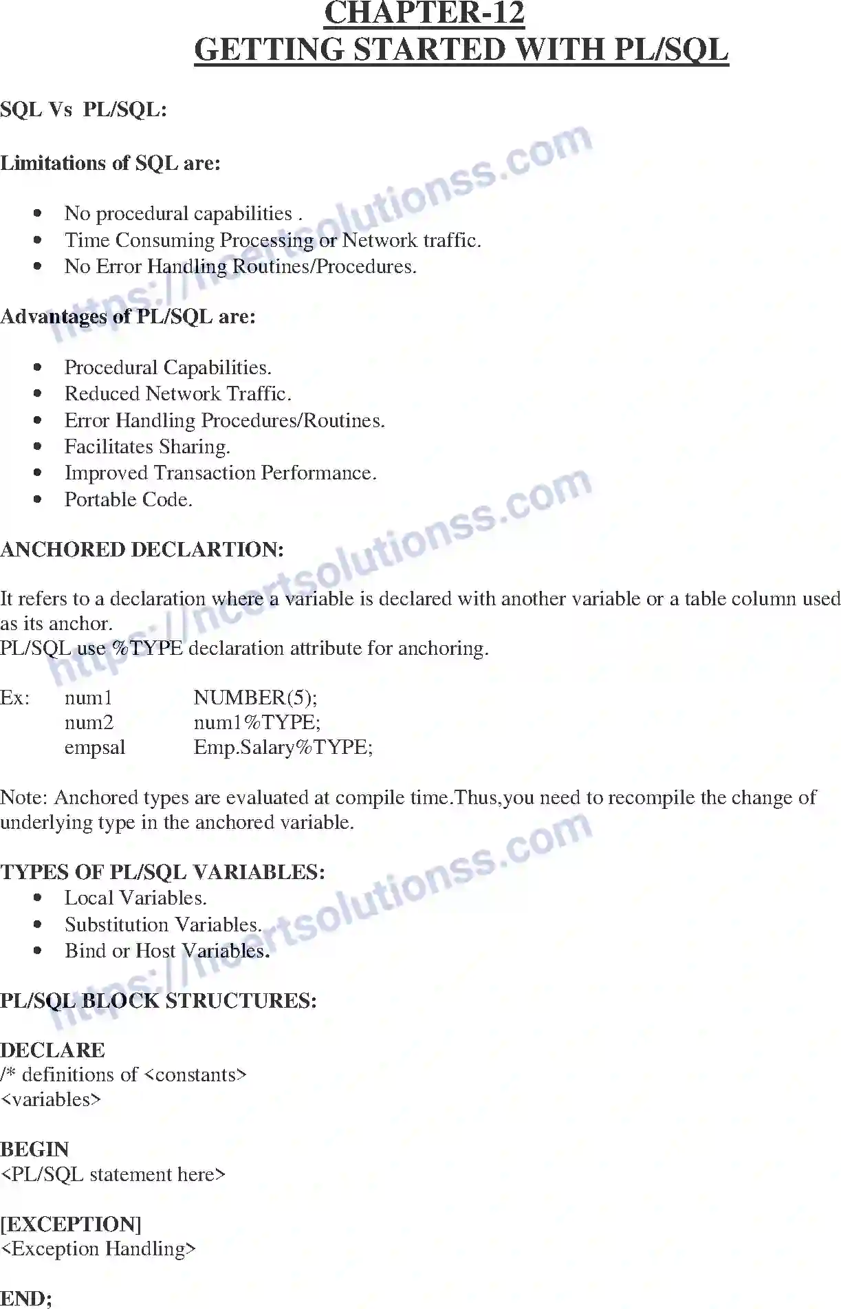NCERT-Notes-Class-12-Information-Pratice-Getting-Started-With-PLand-SQL-56-page-1