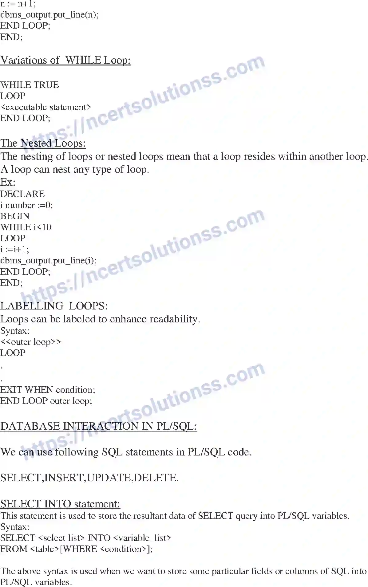 NCERT-Notes-Class-12-Information-Pratice-Getting-Started-With-PLand-SQL-56-page-6