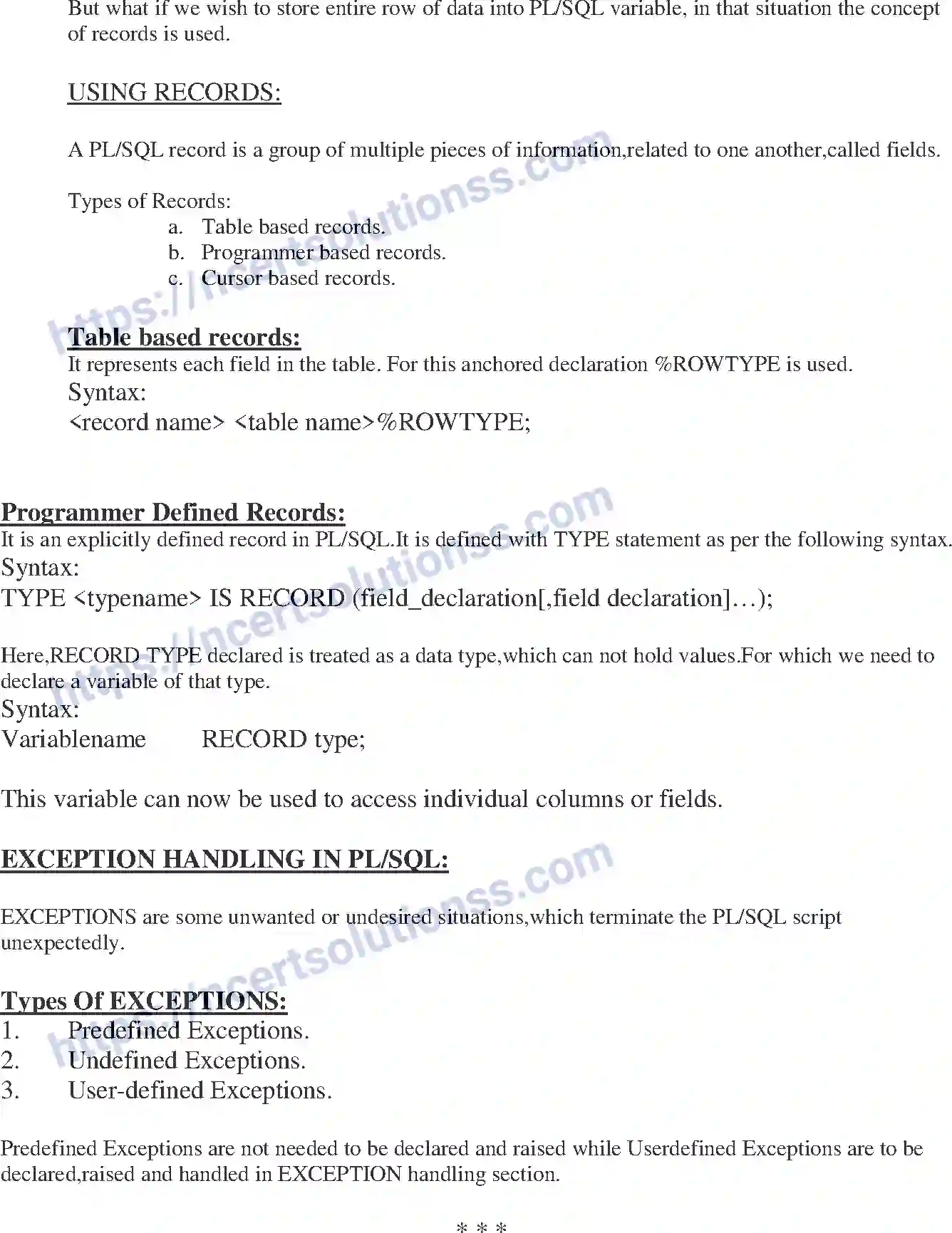 NCERT-Notes-Class-12-Information-Pratice-Getting-Started-With-PLand-SQL-56-page-7