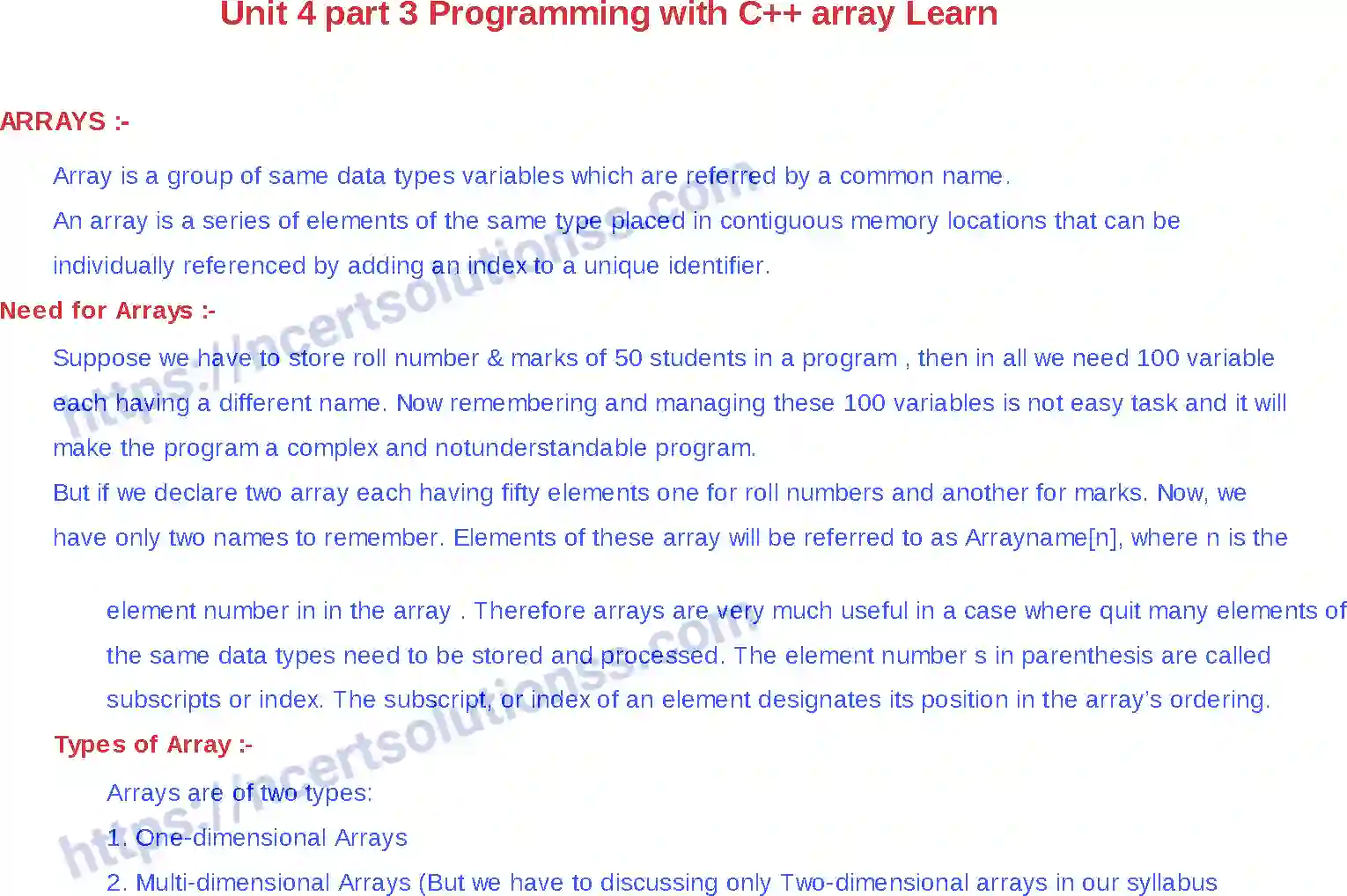 NCERT-Notes-Class-12-Information-Pratice-Programming-in-C-63-page-26