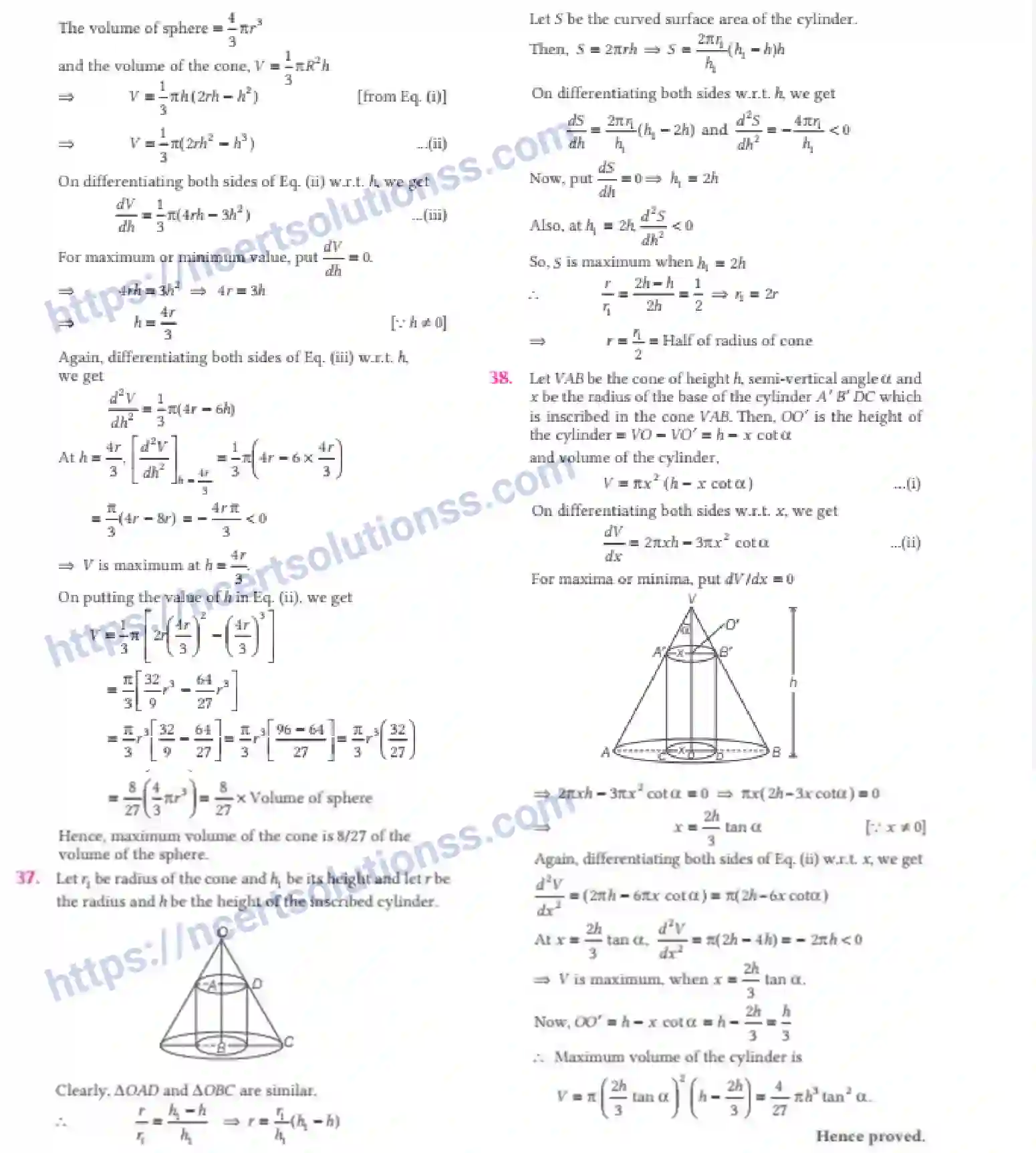 NCERT-Notes-Class-12-Maths-Application-of-Derivatives-6-page-38