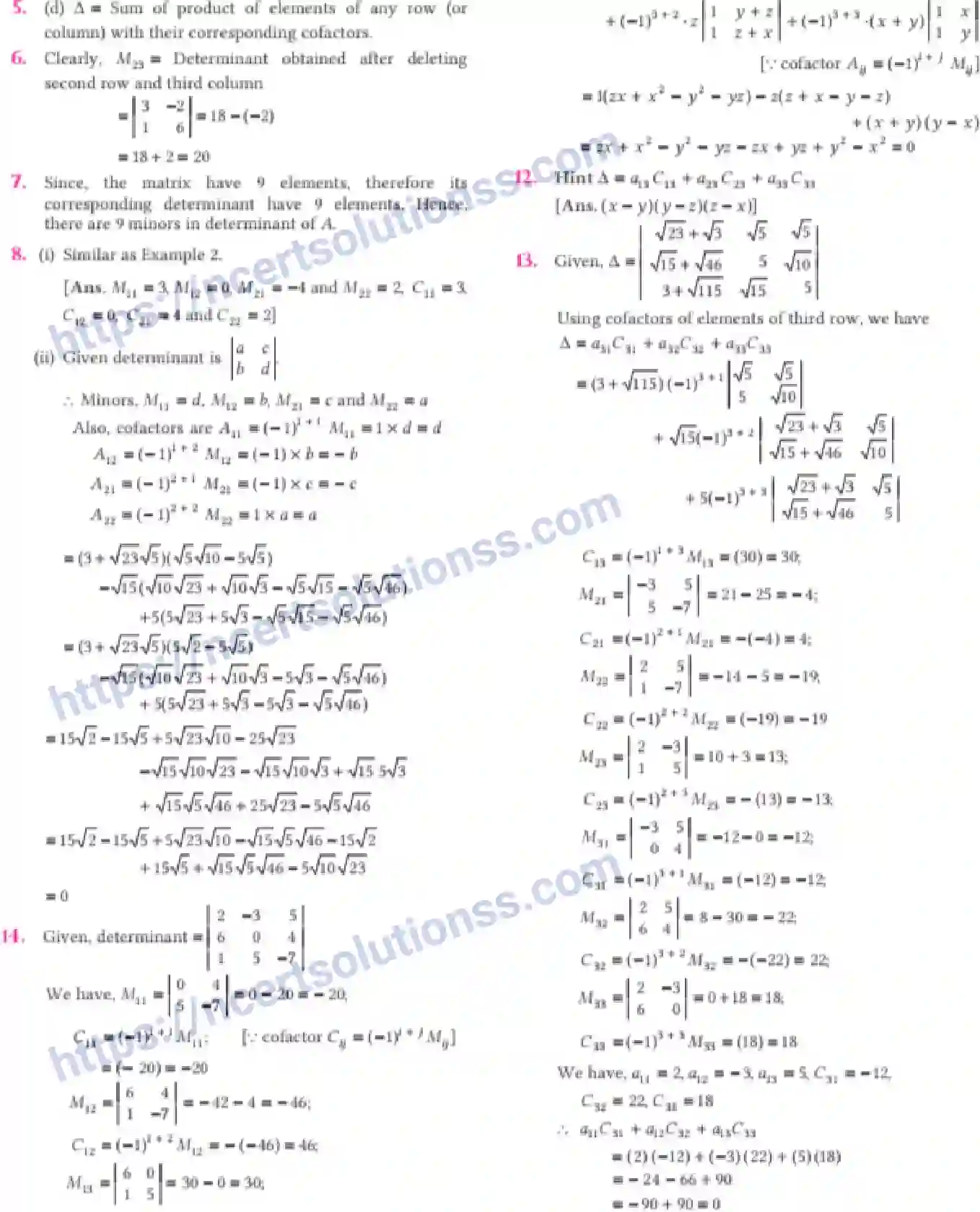 NCERT-Notes-Class-12-Maths-Determinants-4-page-10